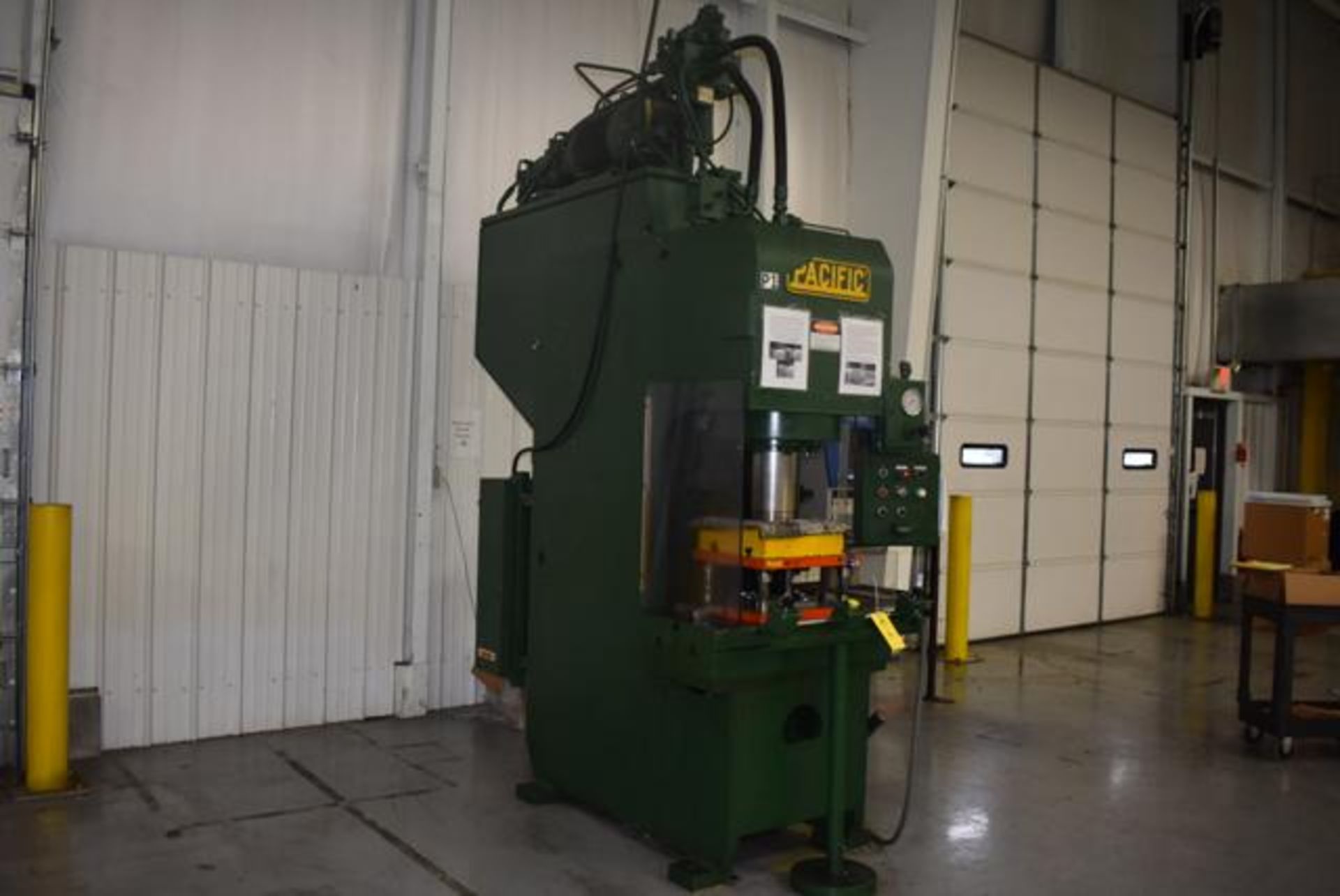 Pacific Model #100PFII Hydraulic Press Rated 100 Ton Capacity, 35 in. x 18 in. T-Slot Table, Approx.