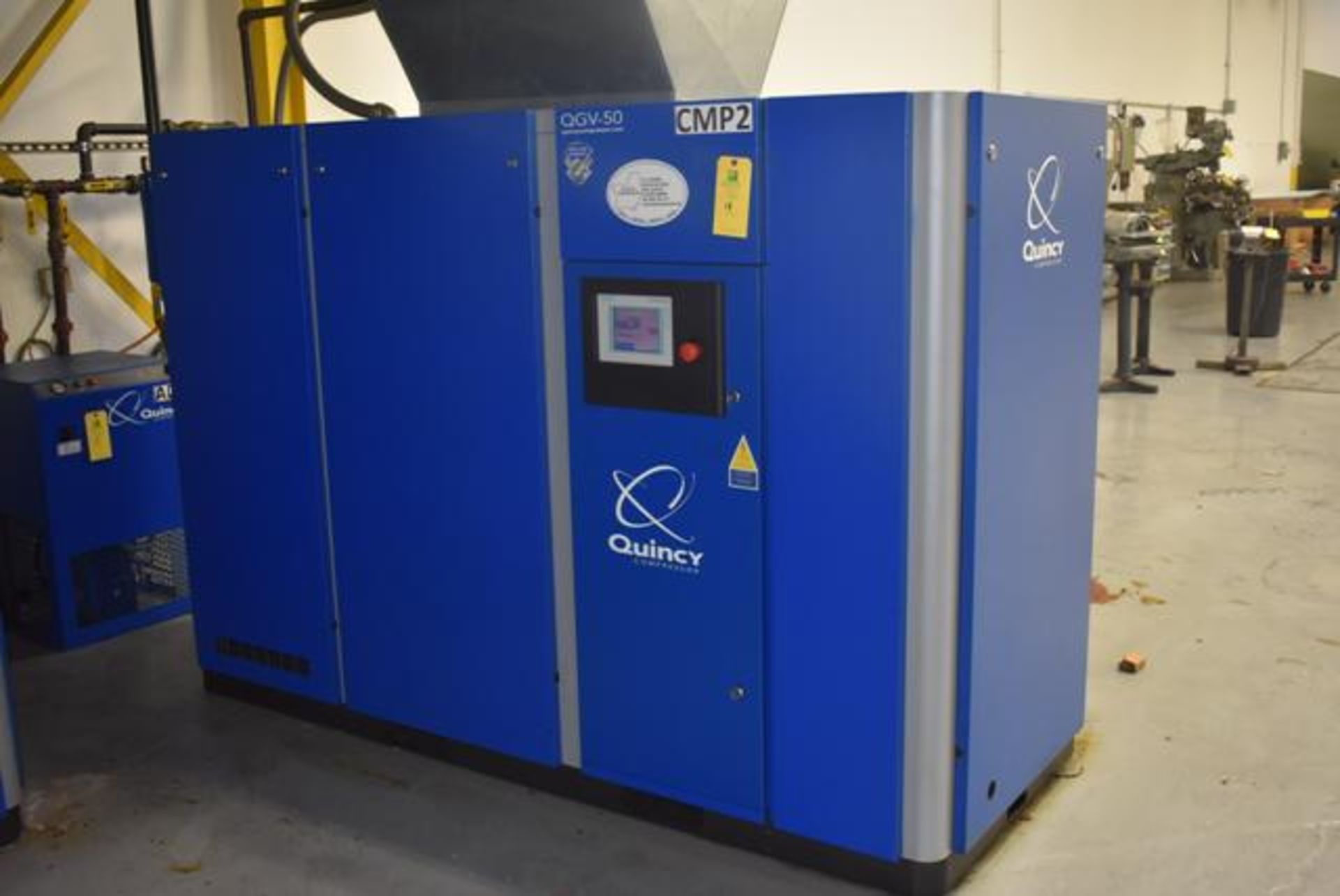 Quincy Model #QGV-50 Rotary Screw Air Compressor, HRS Indicated 17562, ID #CMP2