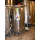 Stainless steel sanitizer vigor OX tank, 45 in diameter x 6 ft hgt __LOCATED: MAIN CIDERY CP-1C AREA