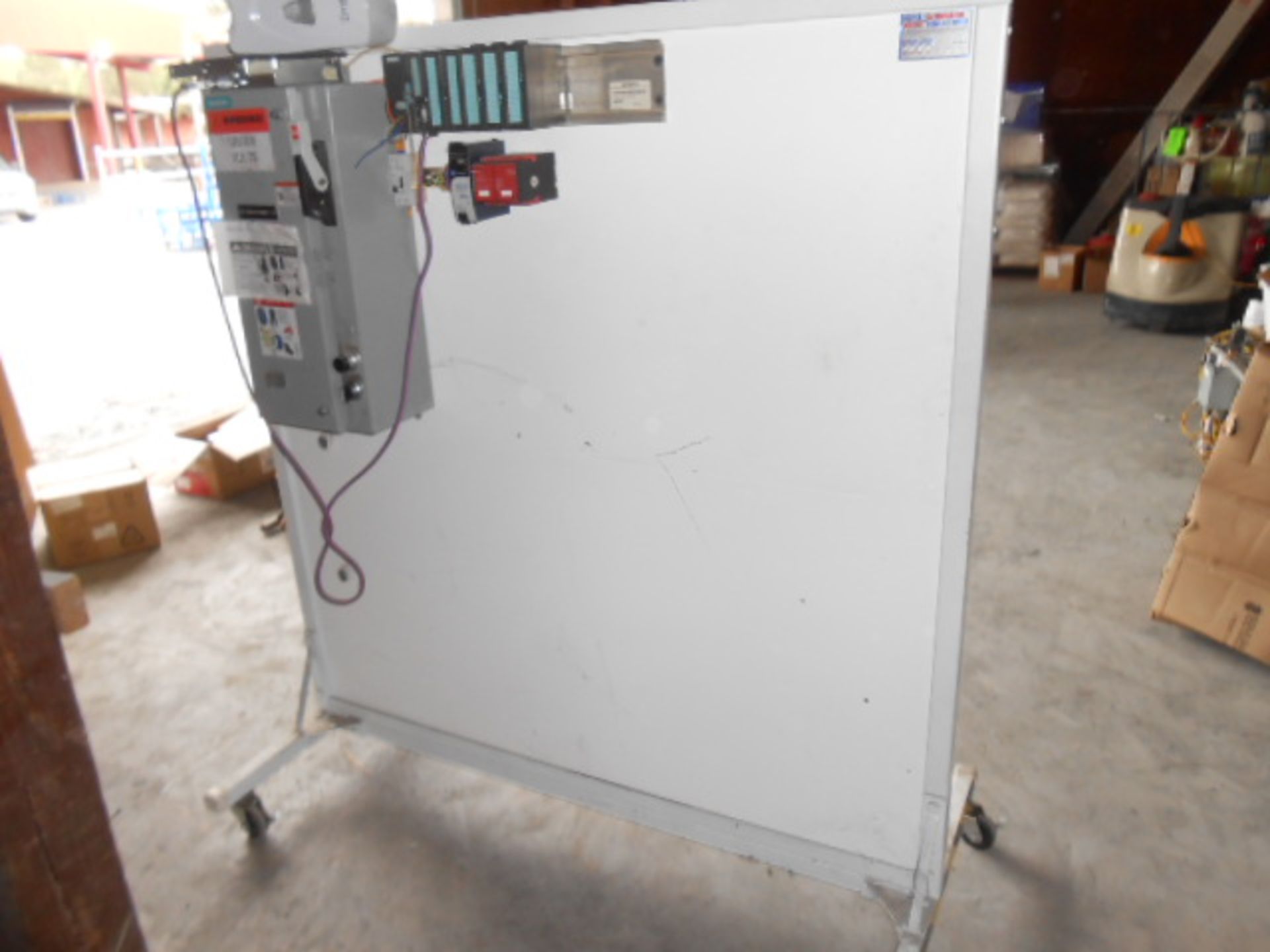 Lock-out tag-out portable training board __LOCATED: ON-SITE WAREHOUSE, MAIN ROLL-UP DOOR AREA *** - Image 2 of 2