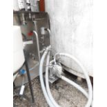 Wilden air pump, 316SS housing, ;model 04-3180-20-100 __LOCATED: OUTSIDE CELLAR AREA ***NOTE FROM