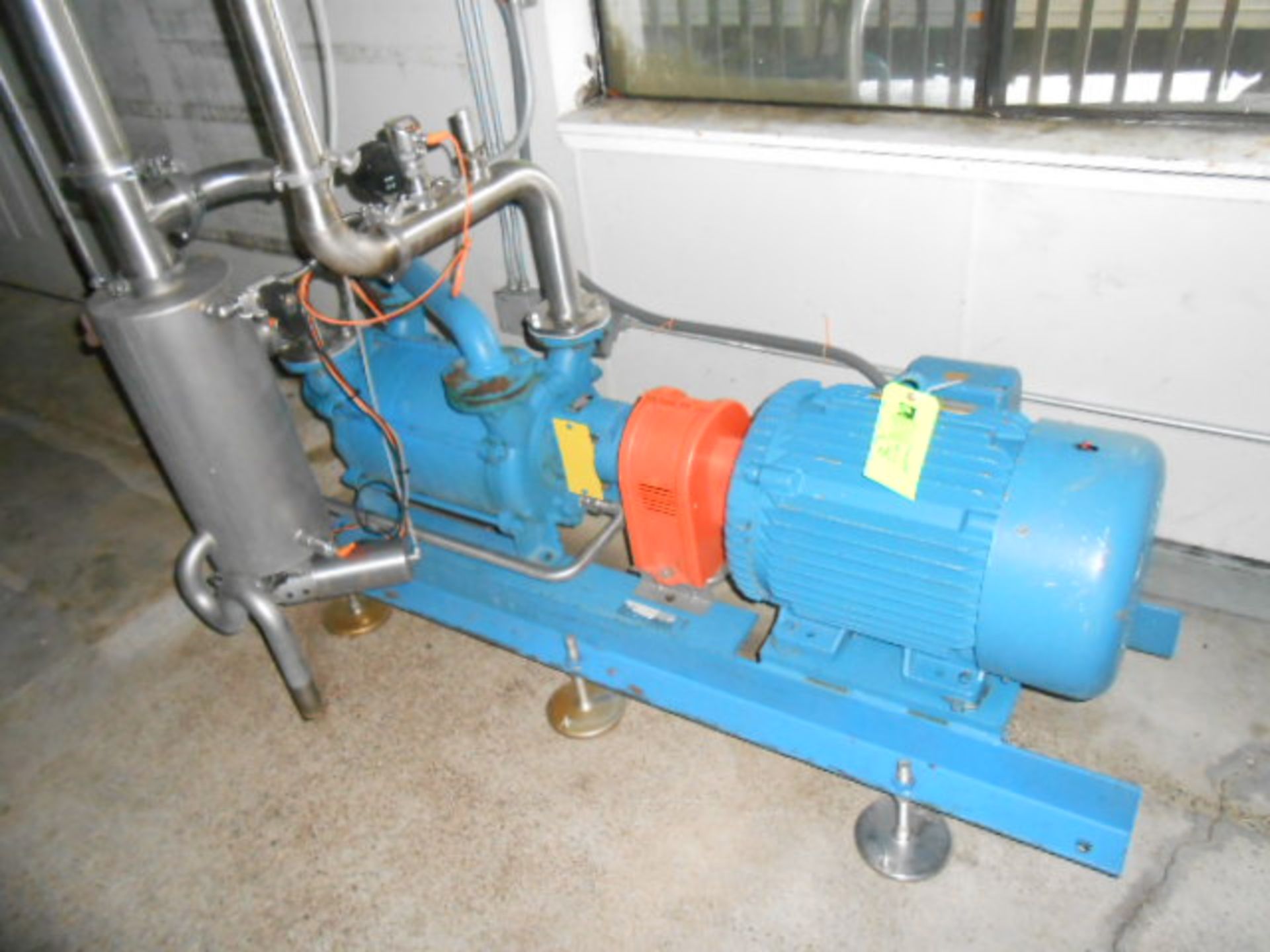 SIHI vacuum pump assemble with 25 hp motor, model LPR55320AB AAB OEO, 230/460 vac, NOTE: CURRENTLY