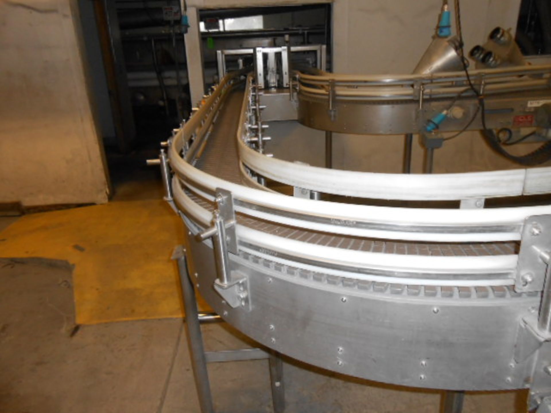 Can Line Engineering bottle conveyor with gearbox motors __LOCATED: MAIN CIDERY CP-1C AREA ***NOTE - Image 2 of 4