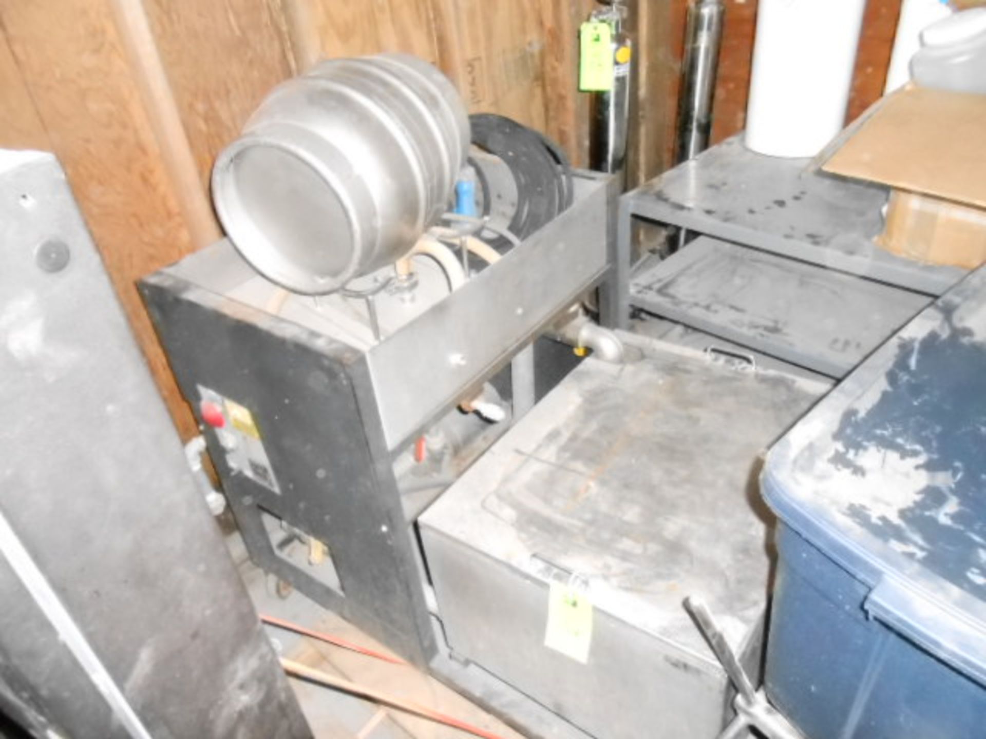 Keg washer, in-house made __LOCATED: ON-SITE WAREHOUSE, MAIN ROLL-UP DOOR AREA ***NOTE FROM