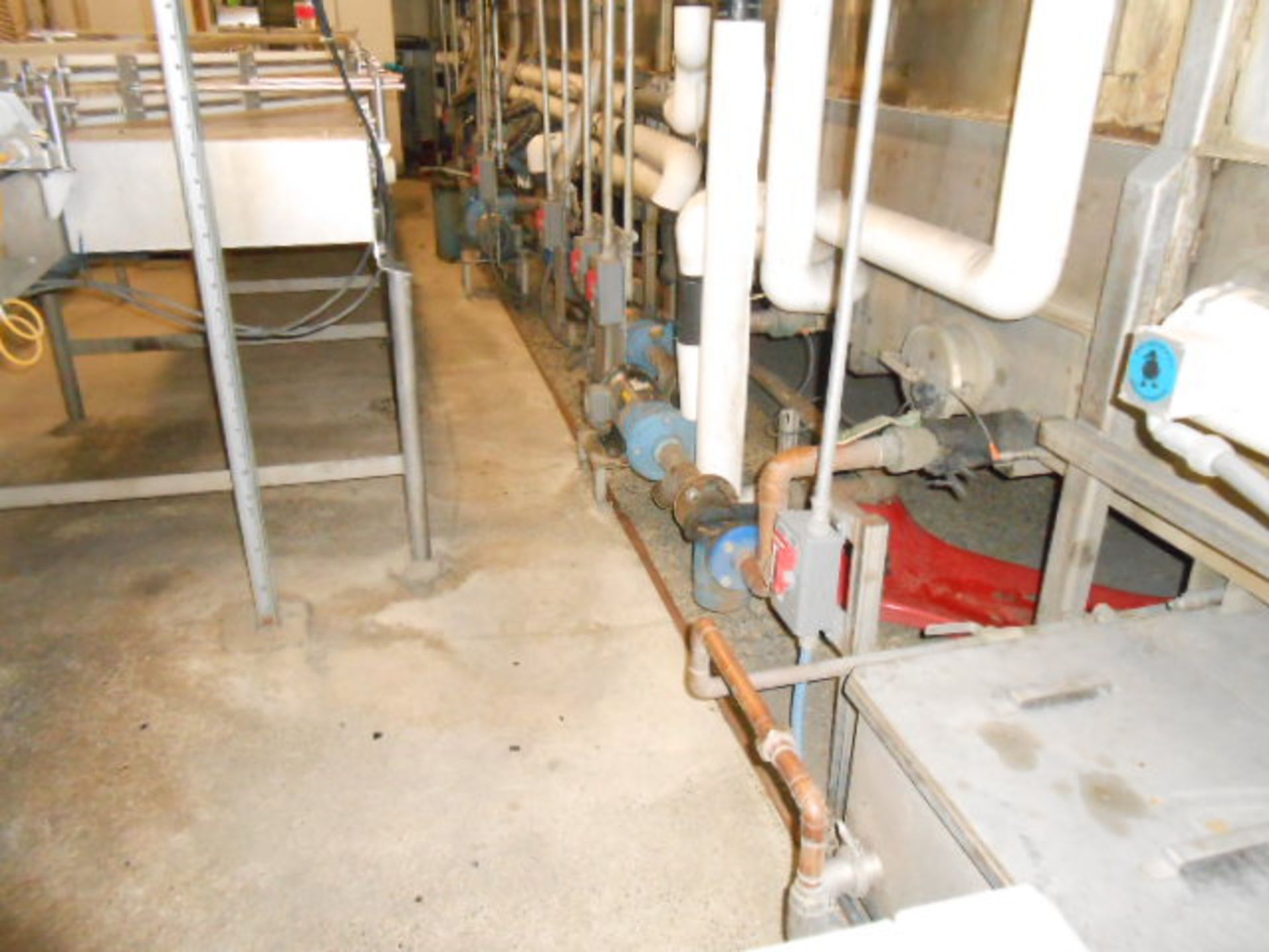 Stainless steel pasteurizer with mattop chain, 38 ft length x 6 ft wide, NOTE: LOT 181 BOILER IS - Image 4 of 5