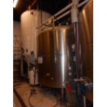 Sound Brewing stainless blending glycol dimple jacketed and insulated jacket tank with manway