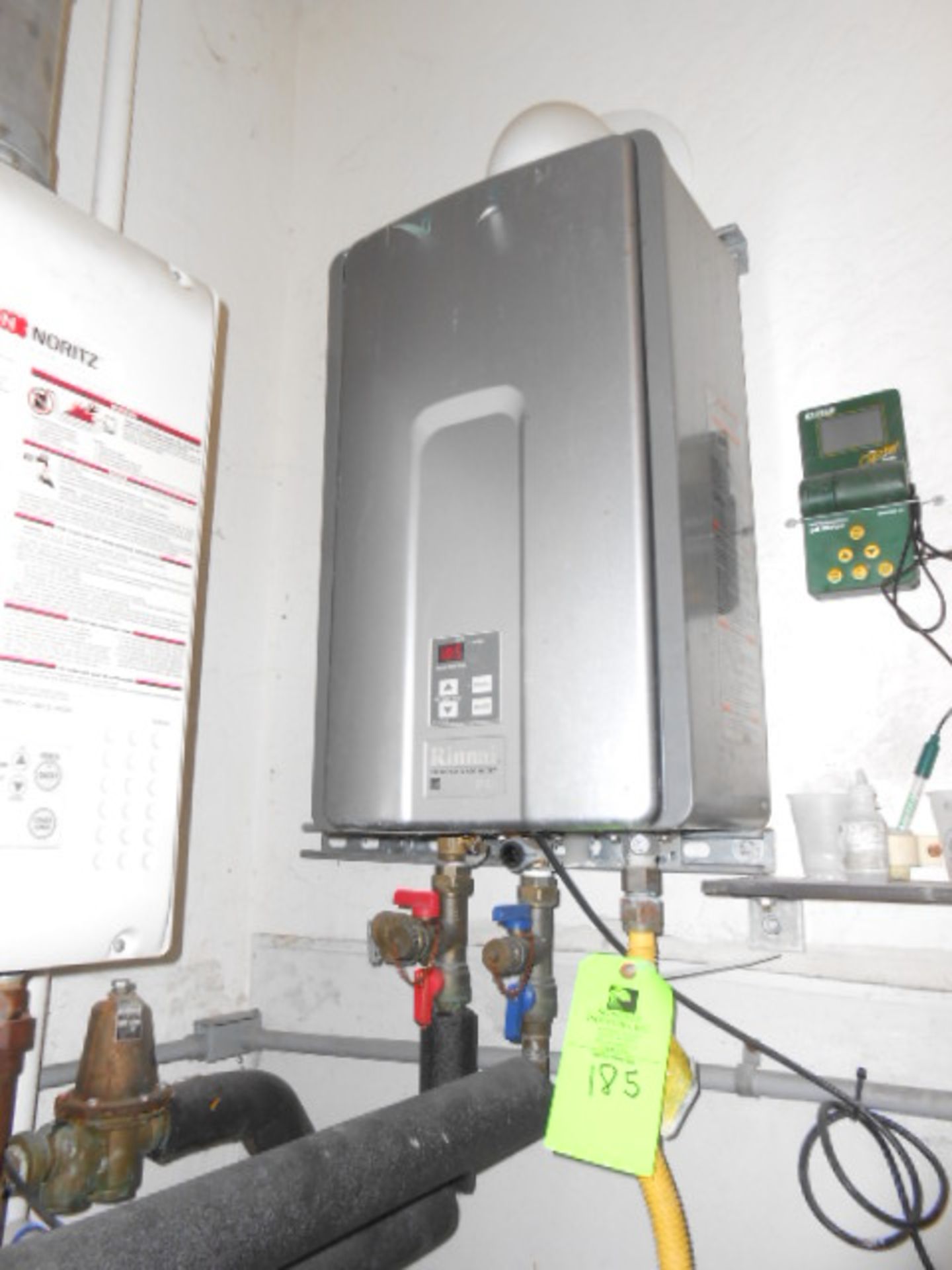 Rinnai gas tankless water heater, model R94LS, includes spare parts on hand NOTE: CURRENTLY