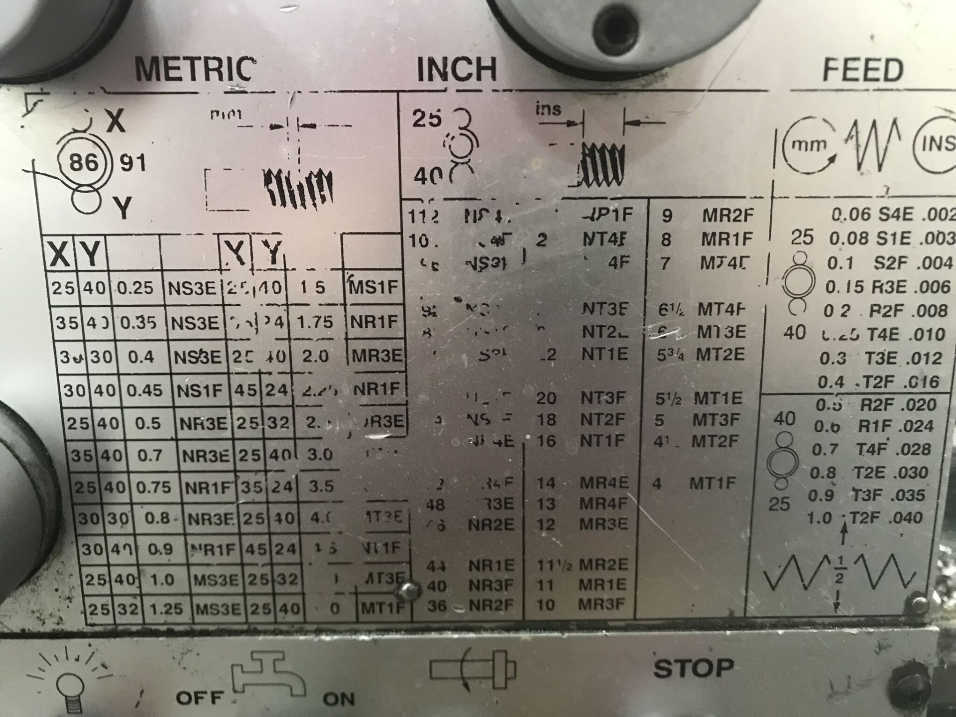 Turn-Pro Lathe, Model #00919373, Serial #1051137, Year 2005 - Image 7 of 8