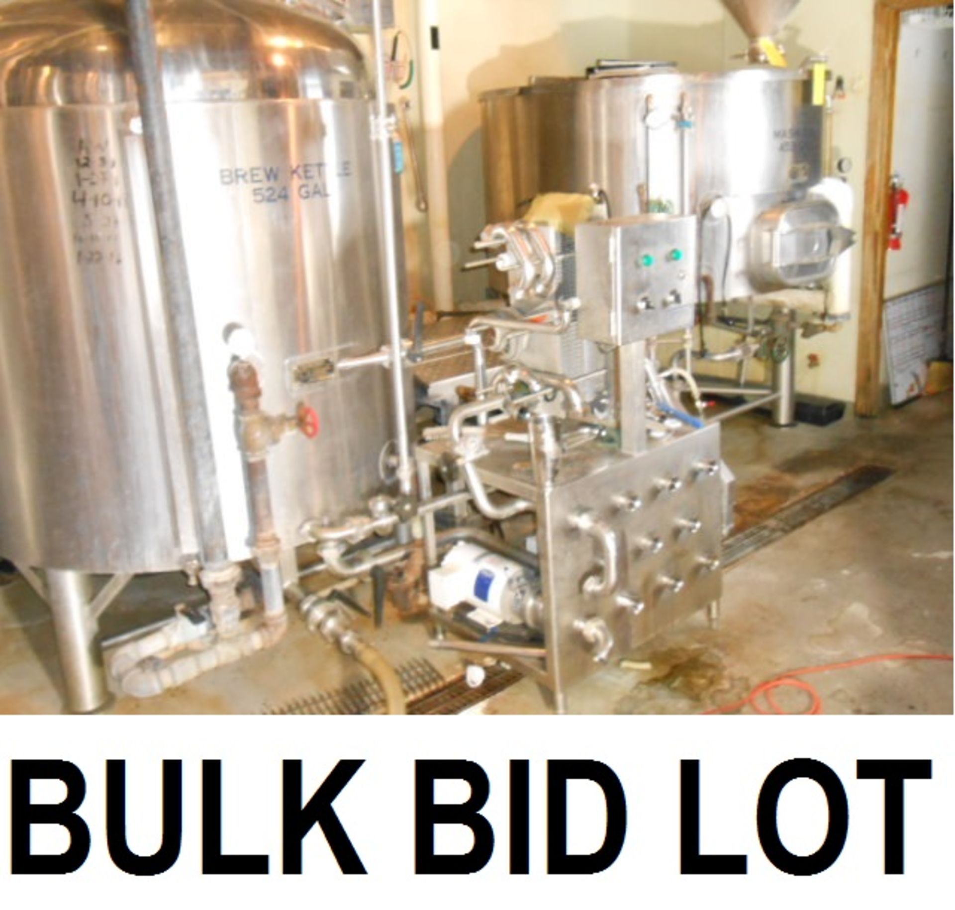 ***Bulk Sale Offering Lot -- Brew House ***Consists of Lots 101, 102, 103, 104, 106. Winning bid