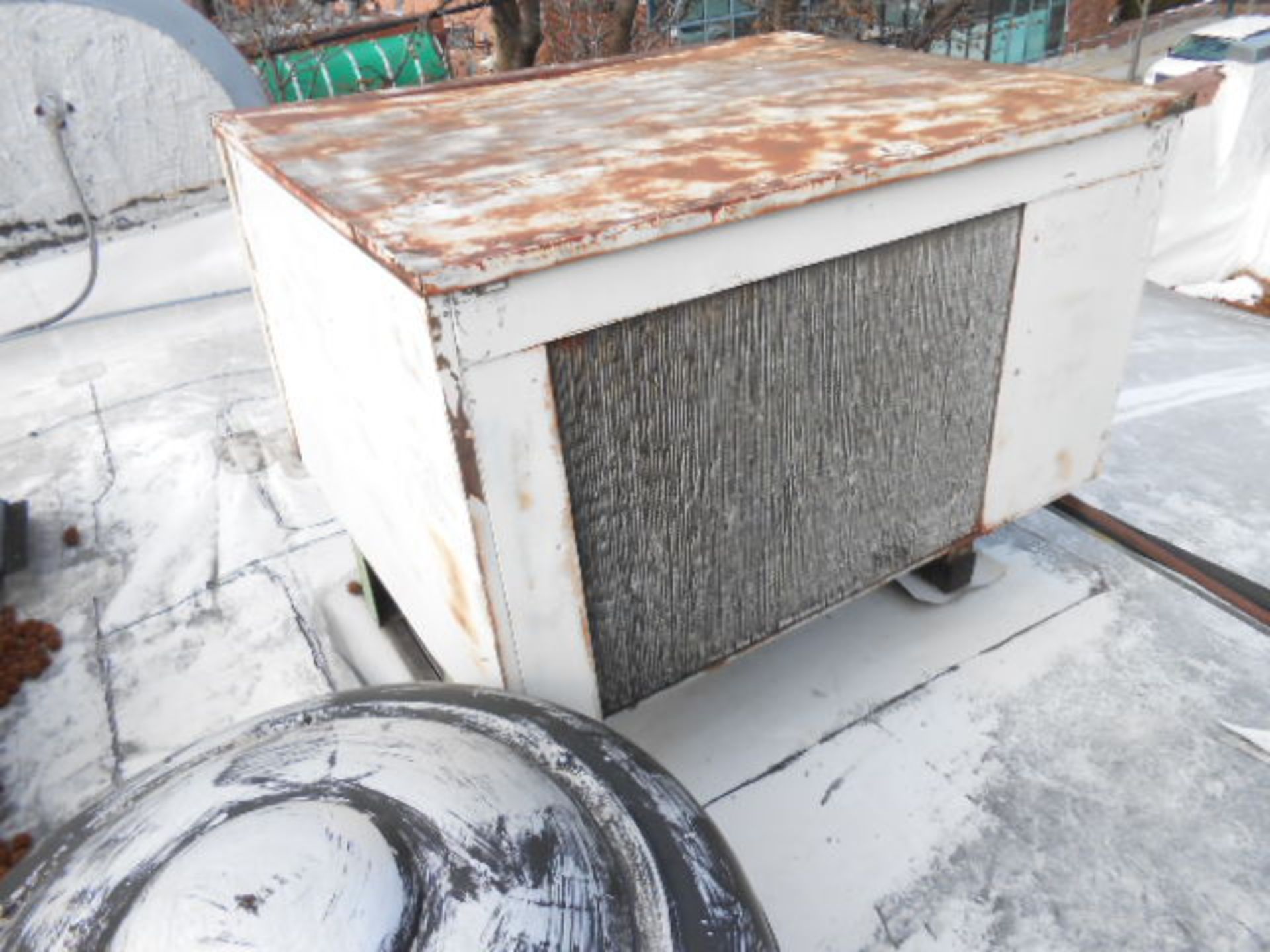 Cold box refrigeration system consist of 2 evaporators with 4 fans and condensing unit,