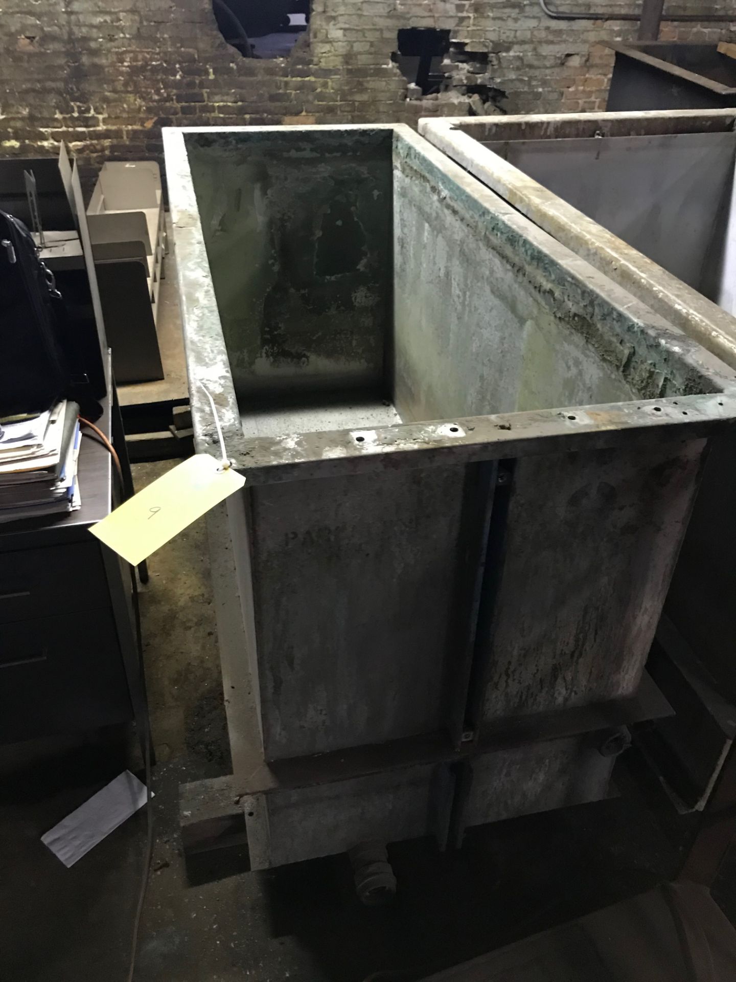 Stainless Steel Vat, 77.5 Inches Long x 30 Inches Wide x 3 Feet Deep