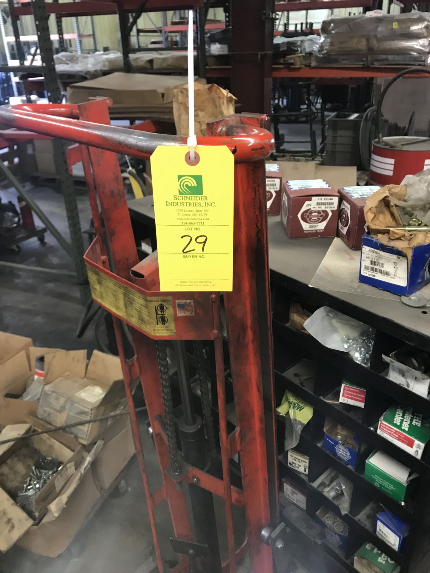 Barrel Cart w/ Tool Cabinet - Image 2 of 2