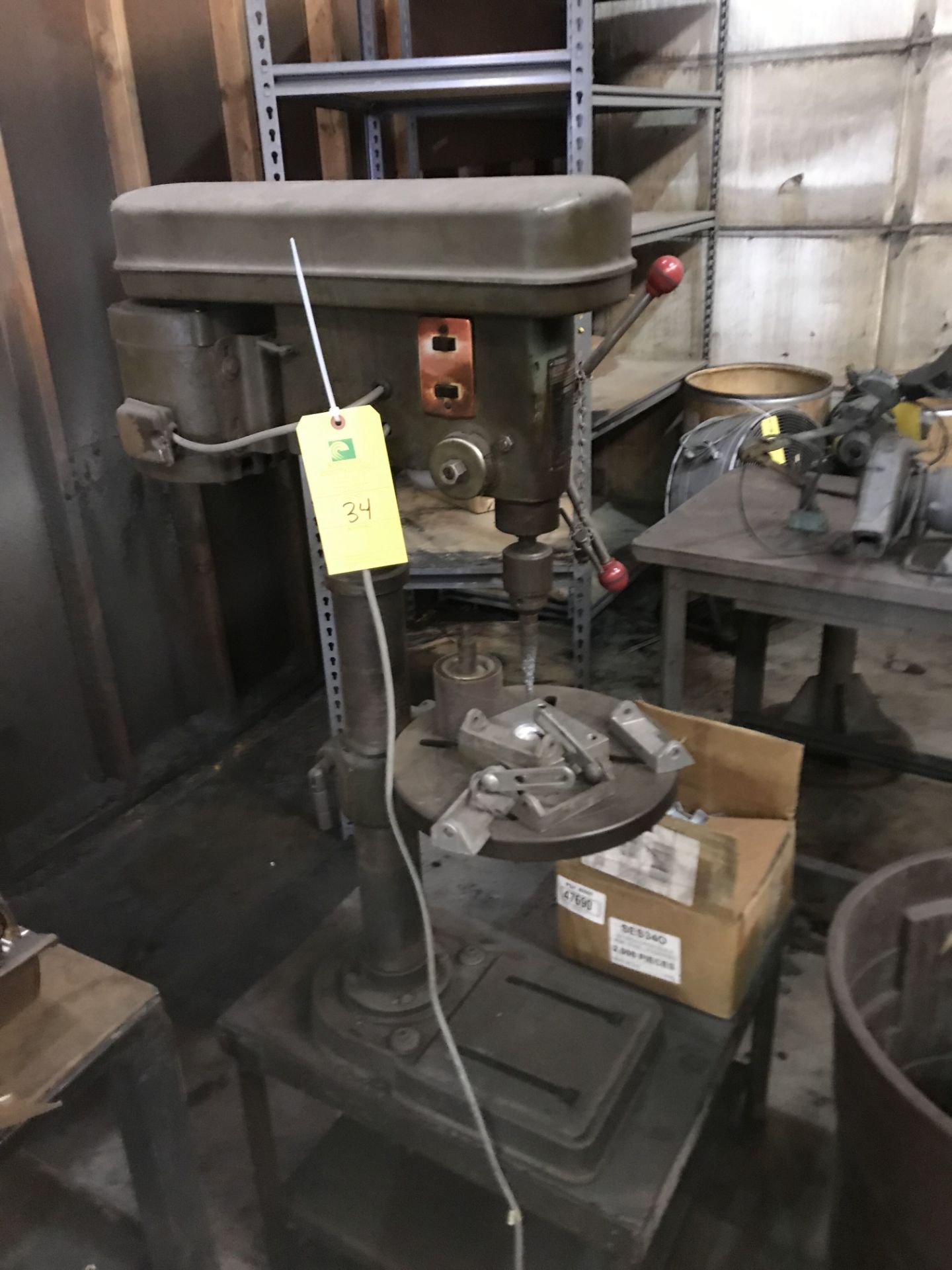 Duracraft Drill Press, Model #DP-1214, Capacity 5/8 inch, S/N #044188