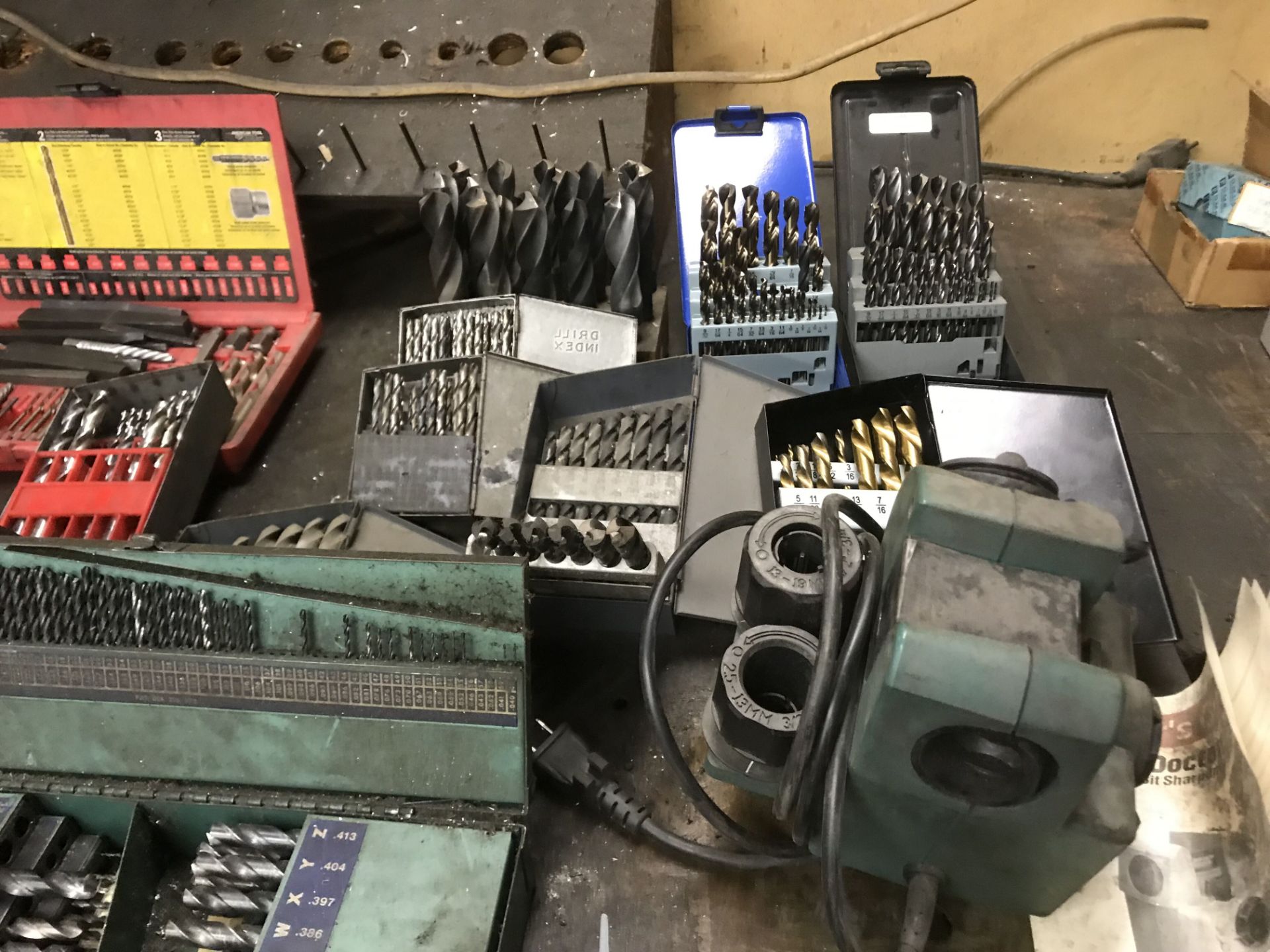 Tooling Lot: (1) Drill Doctor 750X, (1) Drill Doctor, Assorted Sized Drill Bits, Reversed Steel - Image 8 of 9
