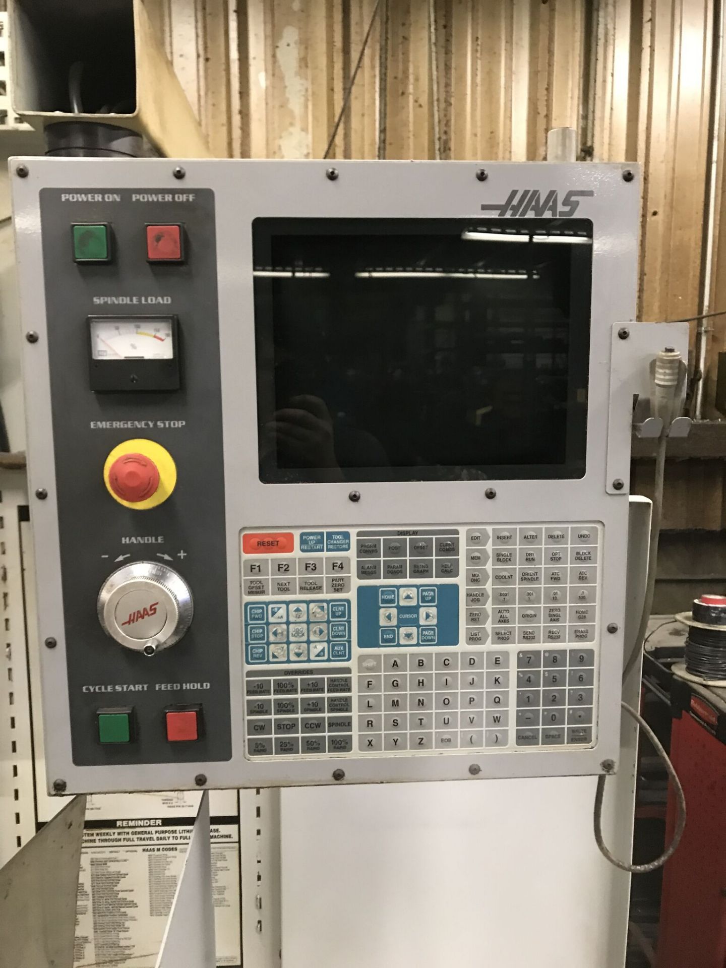 HAAS Tool Room Mill, Model #TM-1, S/N #25584, Year 2001 - Image 3 of 5