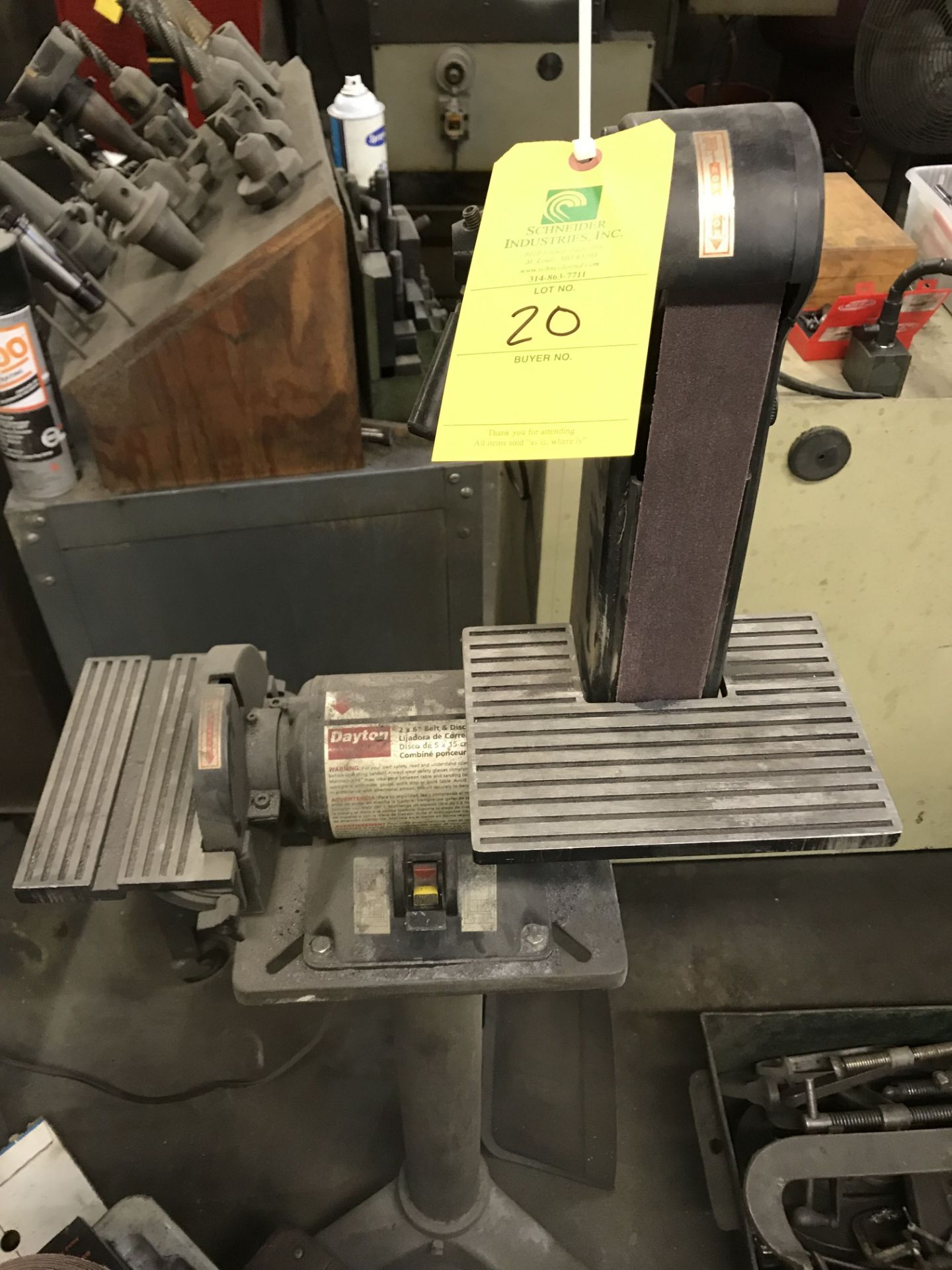 Dayton 2x6" Belt & Disc Sander - Image 2 of 2