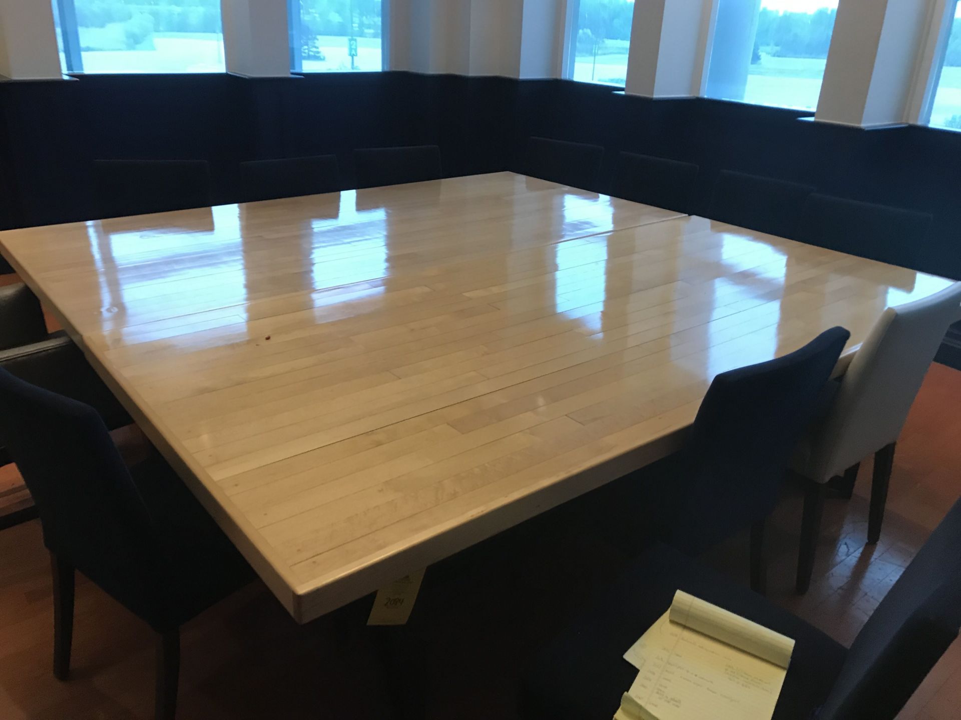 (2) Tables Made Out of Old Pistons Floor, 4ft x 6ft Located: 3rd Floor Conference Room ***NOTE from - Image 2 of 3