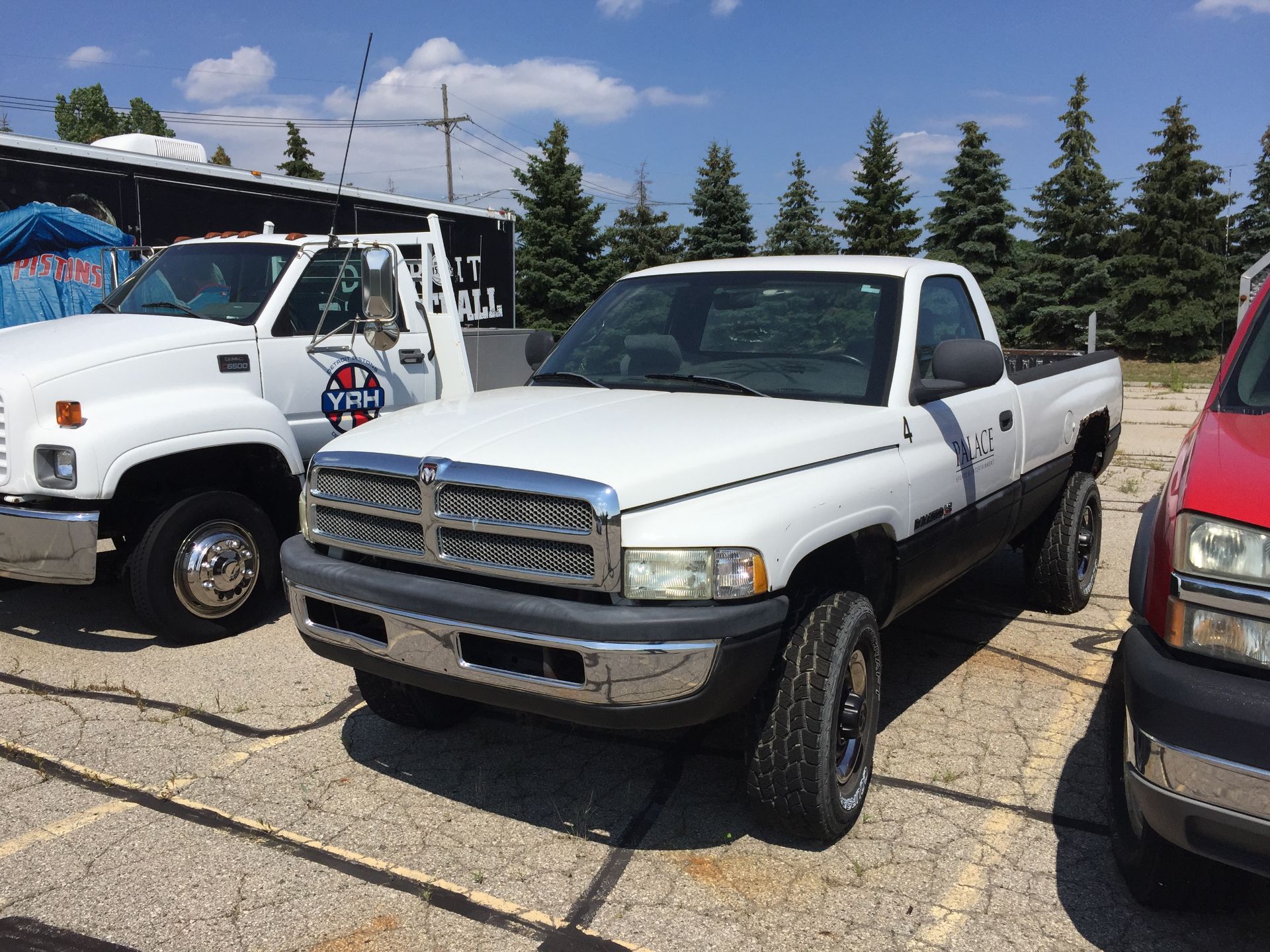 Motor Vehicle Year: 2001 Dodge Ram/ CA59601 Approx. Miles: 57652 Location: Palace Vehicle No: 4