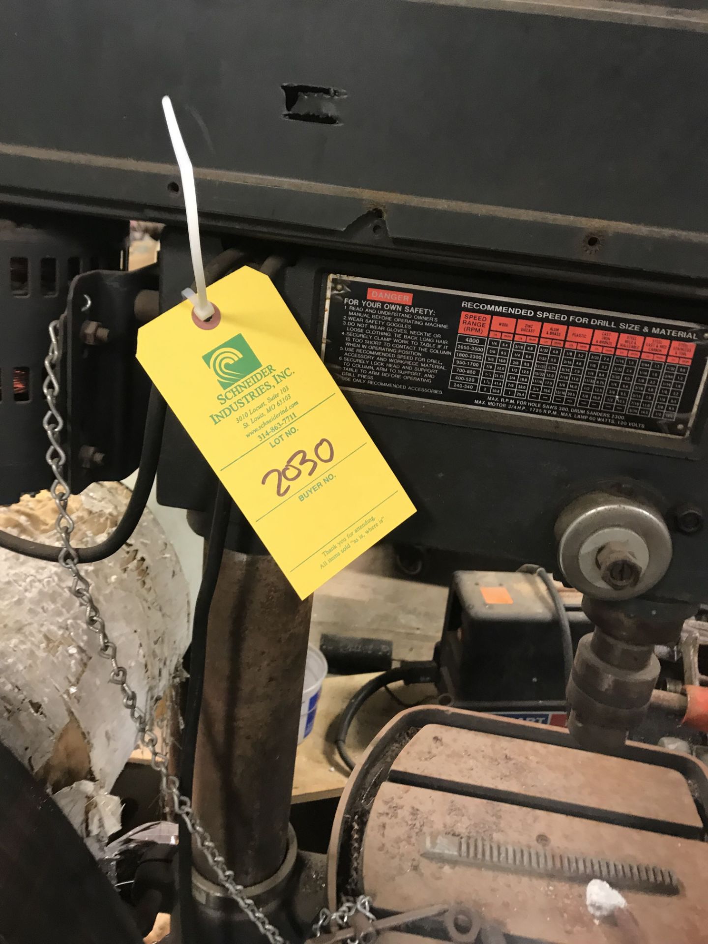 Craftsmen Drill Press Located: 1st Floor ***NOTE from Auctioneer: Removal fee of: __$ CONTACT