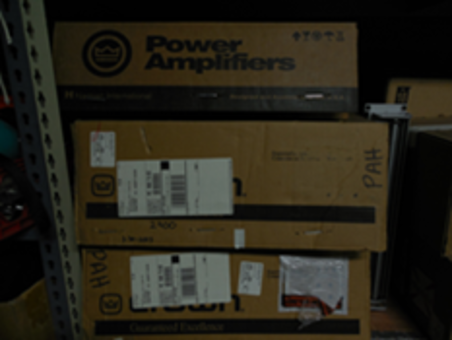 crown amp LOT OF: 2 qty: model 2400 Located: Production backroom ***NOTE from Auctioneer: Removal