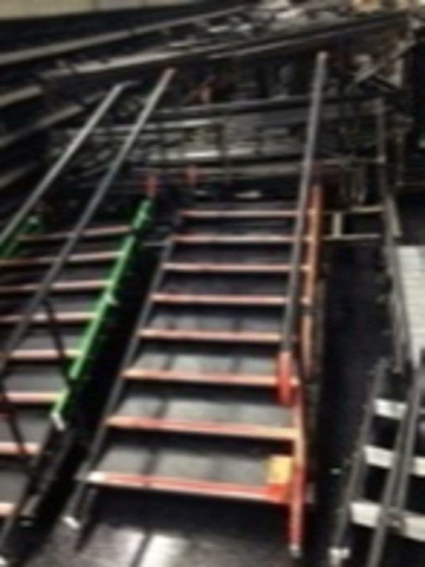 Staging Assets: LOT OF: 2 qty: 8-Step Stairs Located: Arena Floor ***NOTE from Auctioneer: Removal