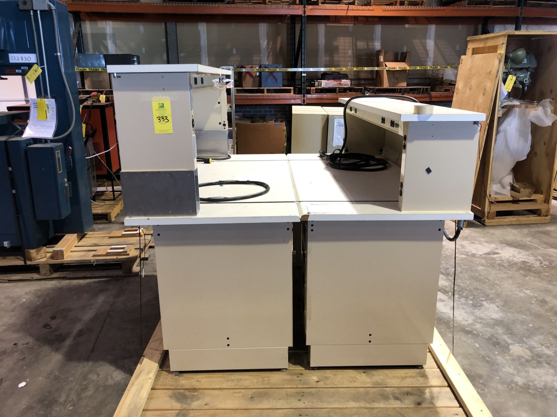 (2) Work Stations; Rigging Fee: $90