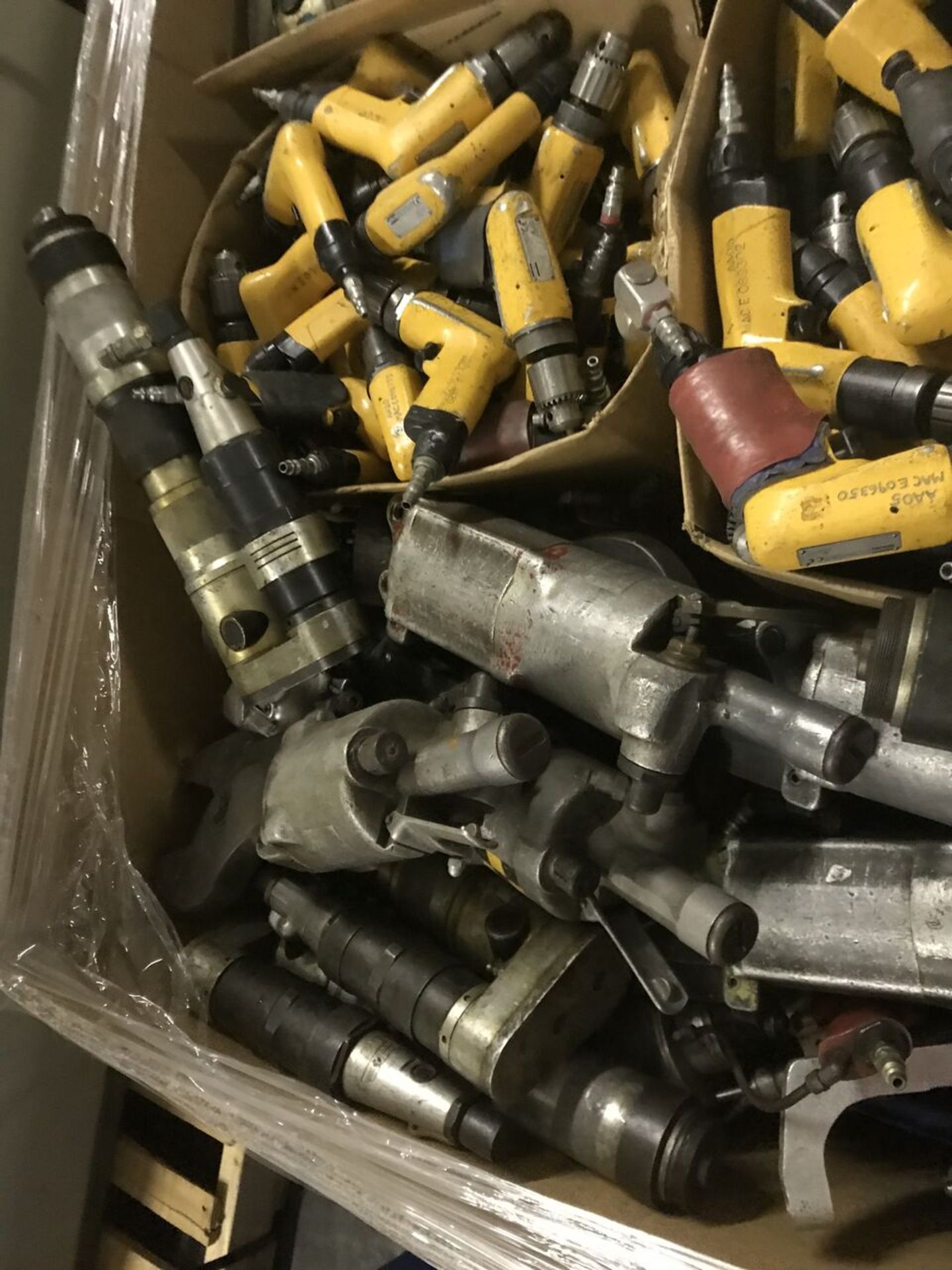 Box of Pneumatic Hand Tools, Compression Riveters, ARO Hand Drills; Rigging Fee: $50 - Image 5 of 5