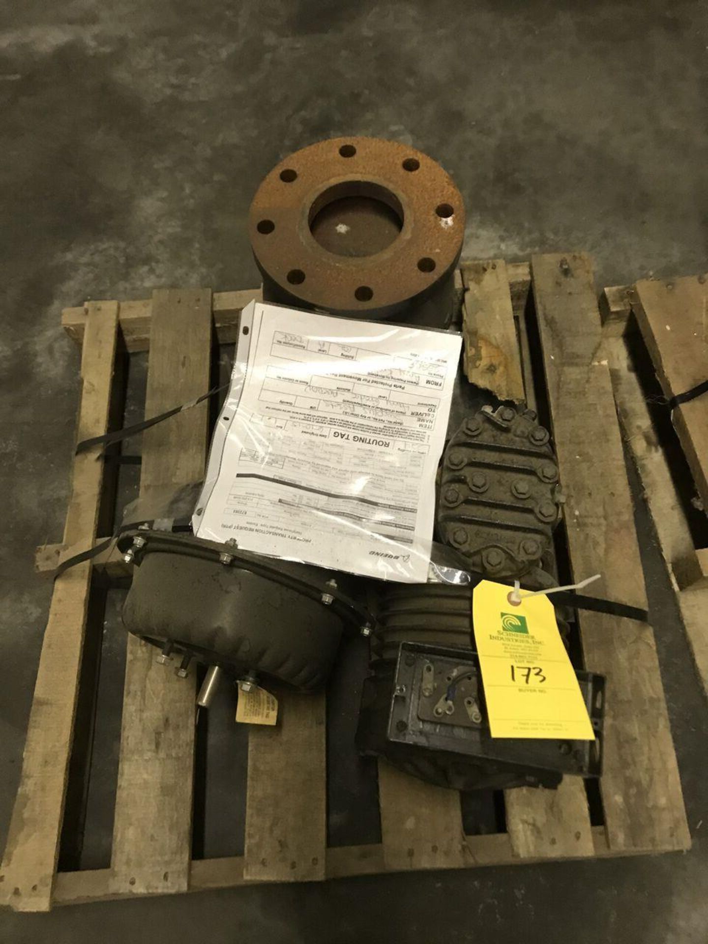 Skid of (3) Blower Drives; Rigging Fee: $35