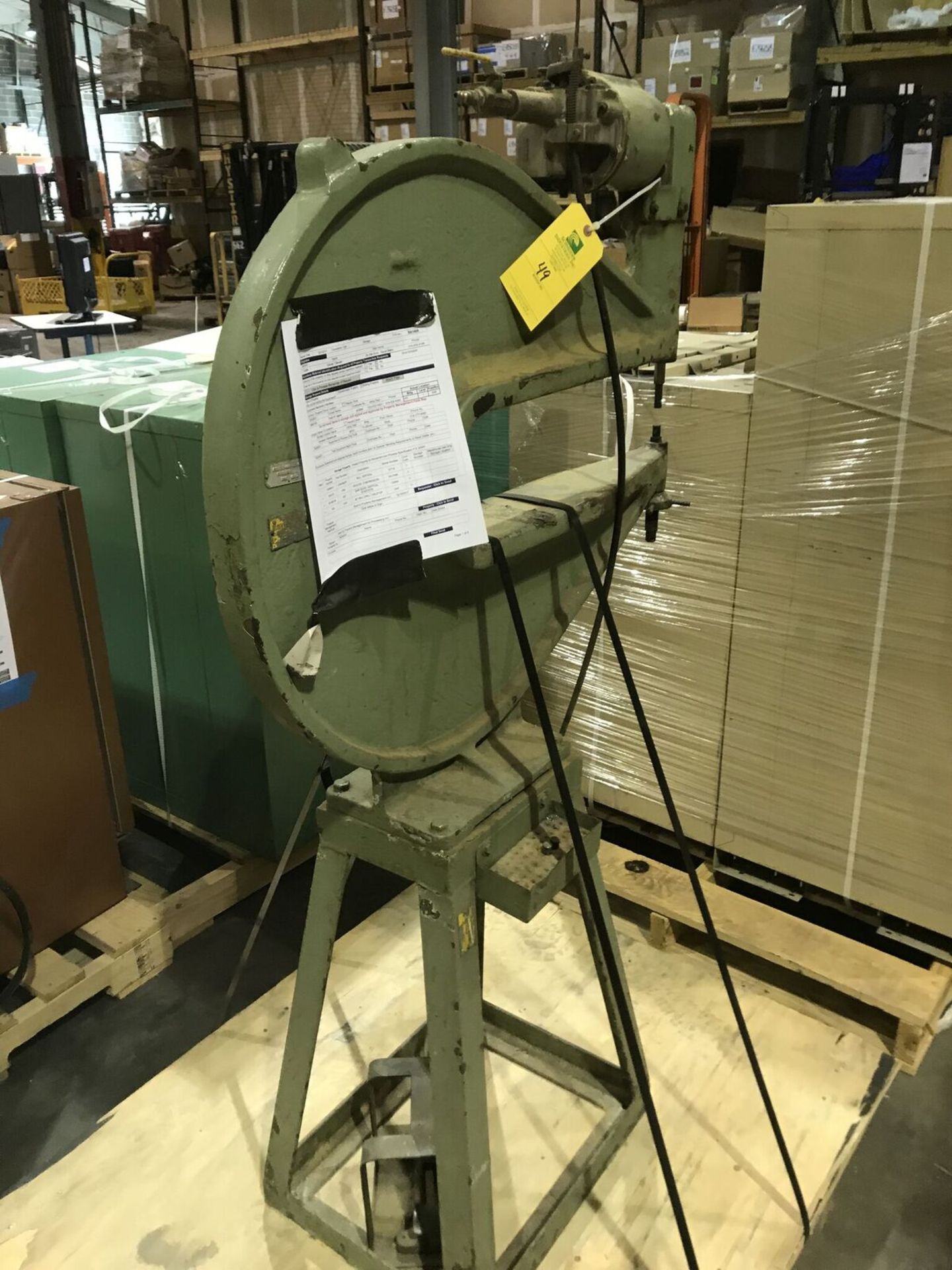 Compression Rivet Machine, C.P. = 450, S/N #; Rigging Fee: $40 - Image 3 of 3