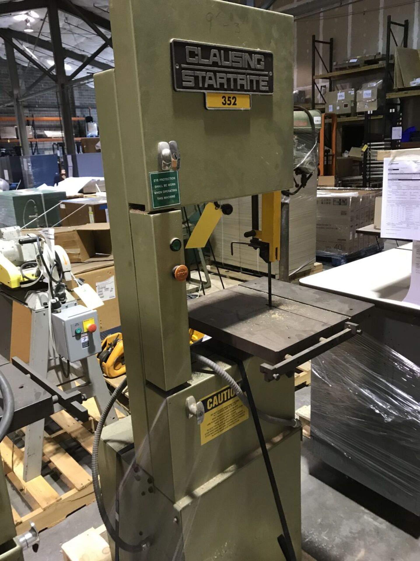 Startrite Vertical Band Saw, S/N #127491, 460 Volts; Rigging Fee: $50 - Image 2 of 2