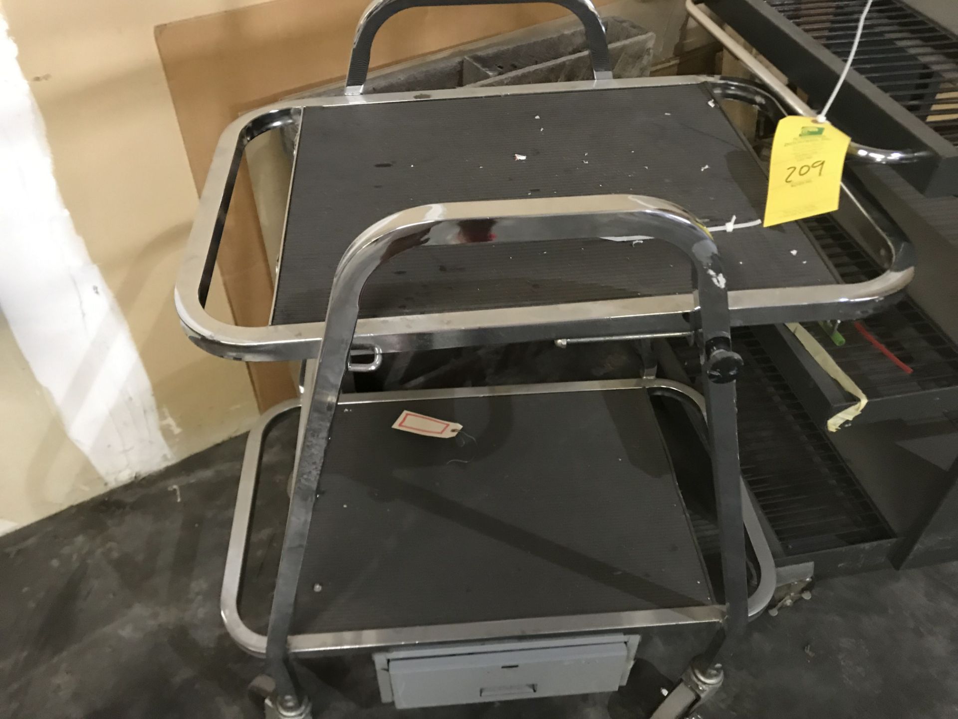 (2) Shop Carts; Rigging Fee: $30 - Image 2 of 2