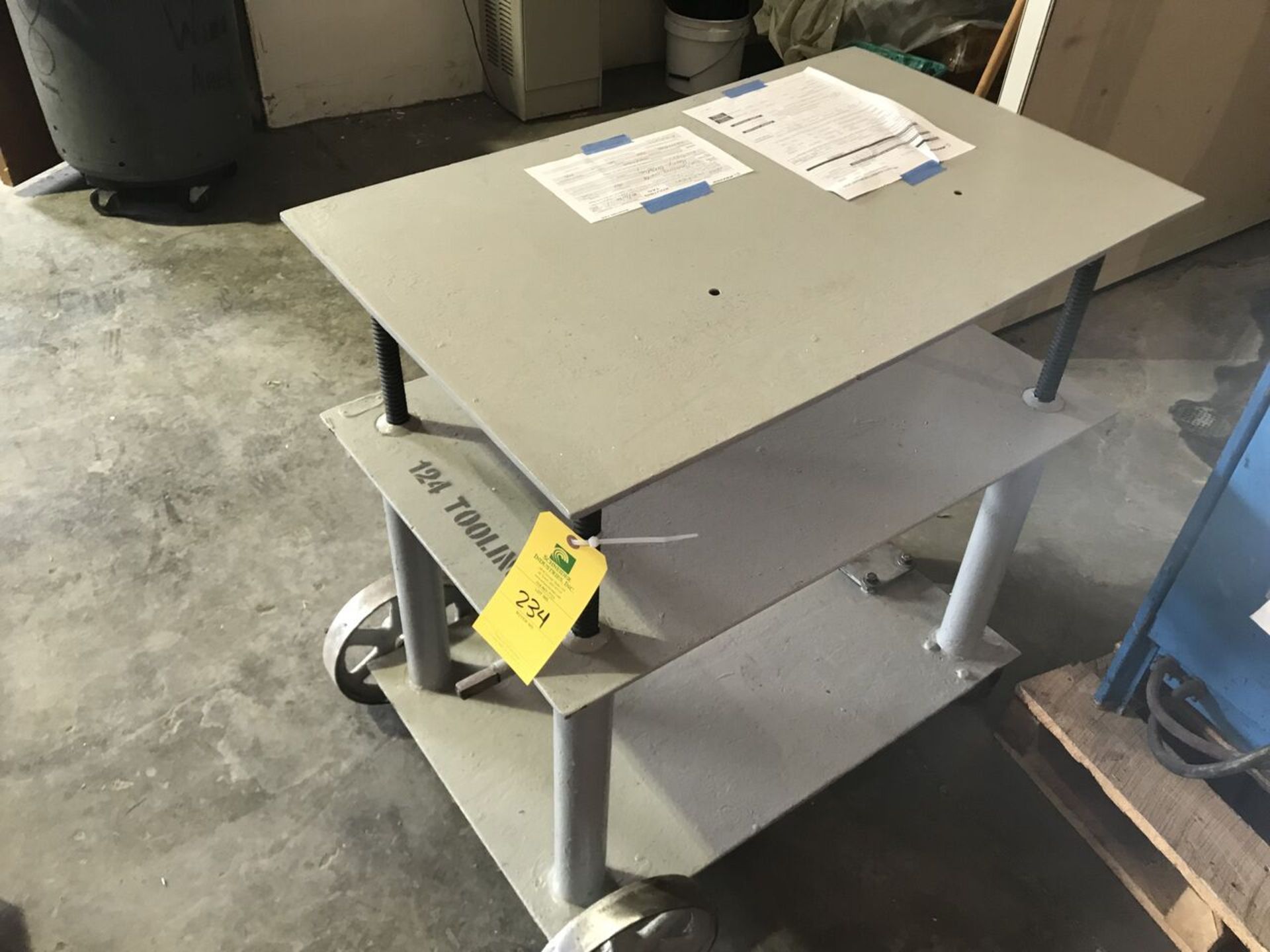 Die Leveling Cart; Rigging Fee: $30