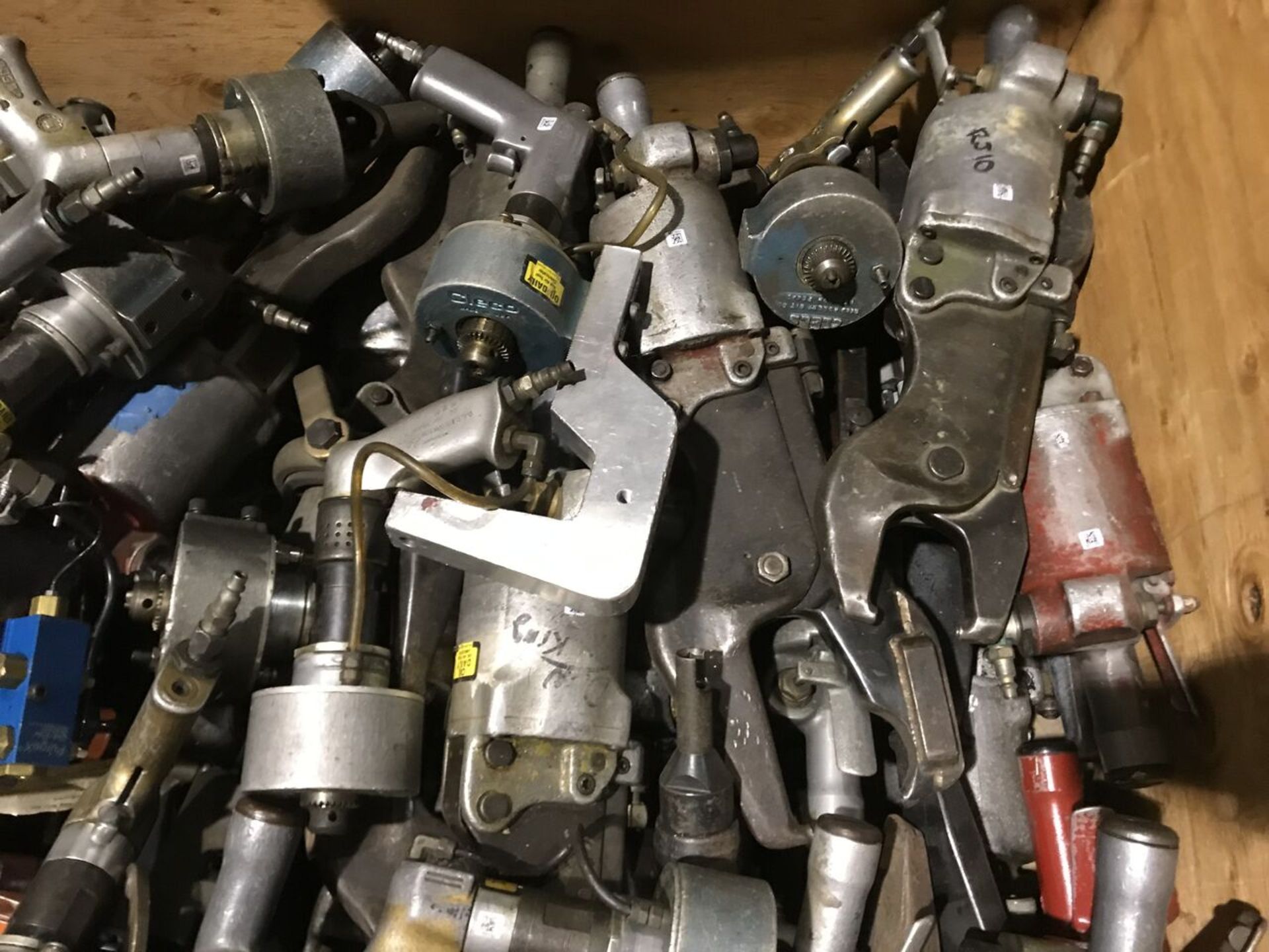 Box of Pneumatic Air Hand Tools; Rigging Fee: $60 - Image 3 of 4