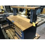 Work Station With Power Outlets, 72 in L x 54 in T x 30 in W; Rigging Fee: $50