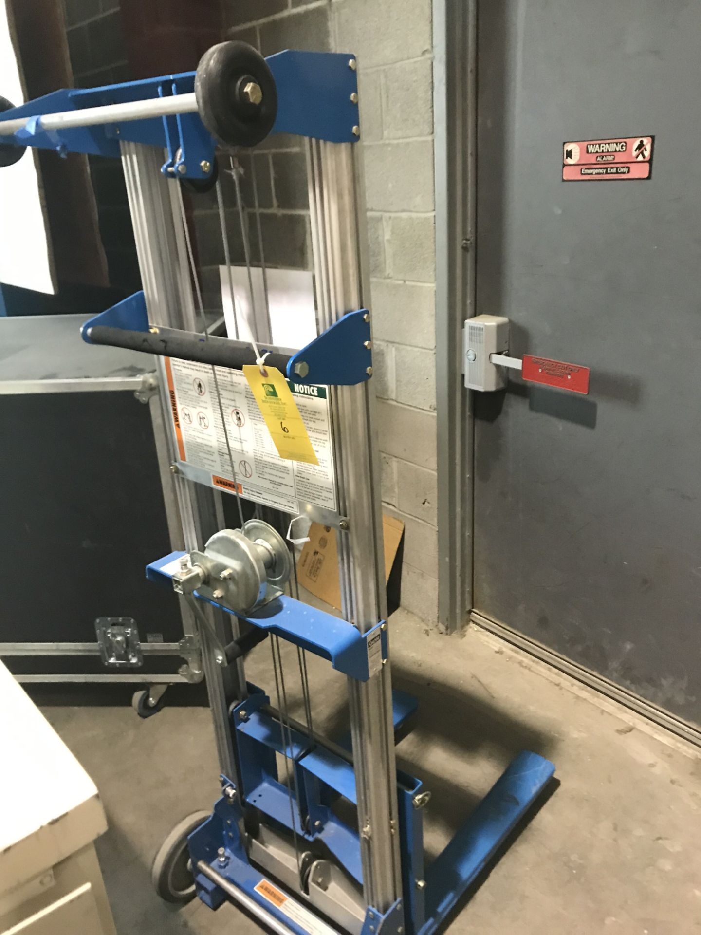 Genie Lift, Max Load 400 Lbs; Rigging Fee: $25