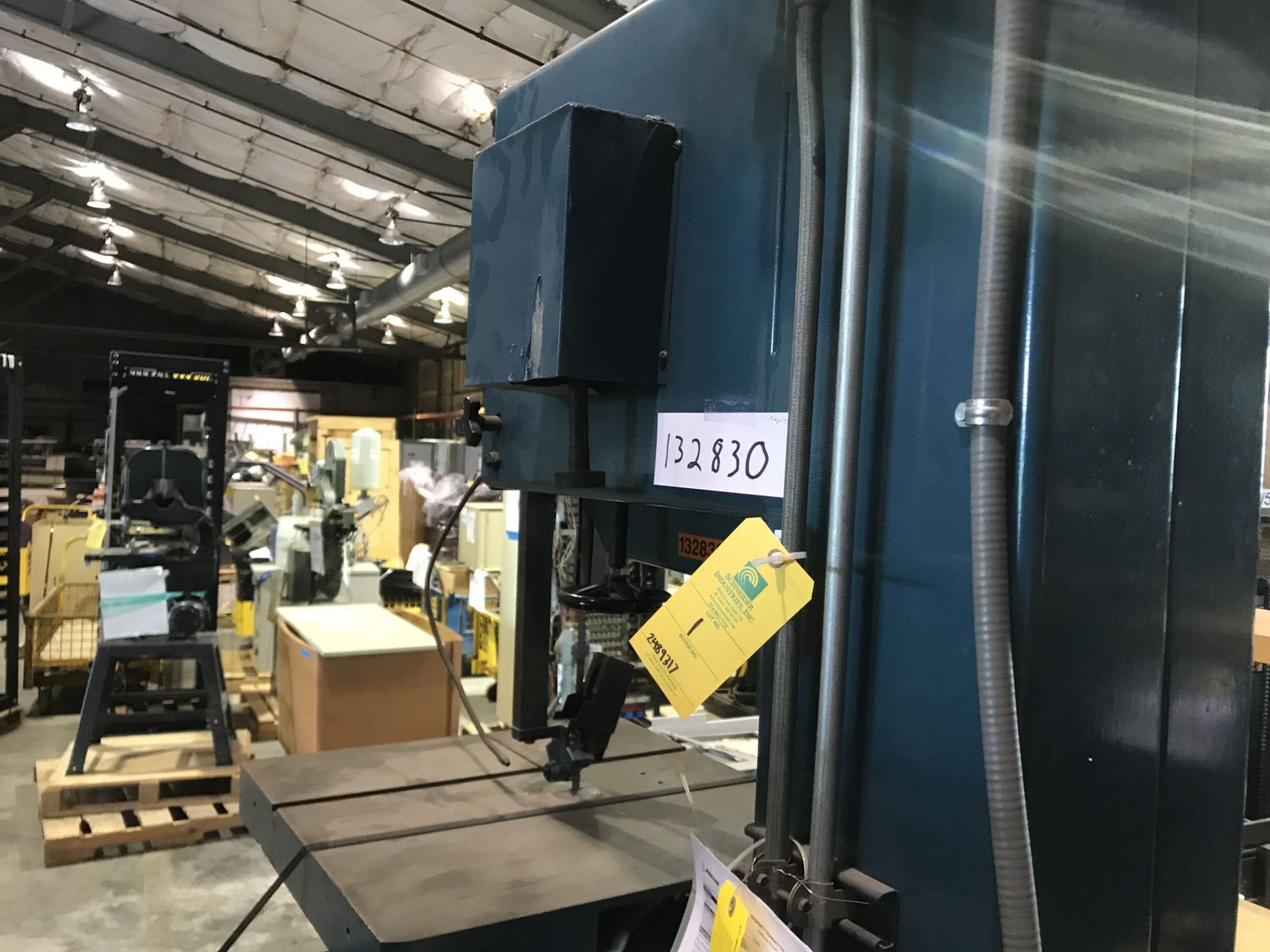 Delta Vertical Band Saw, Model #20, S/N #89C14858; Rigging Fee: $60 - Image 3 of 5