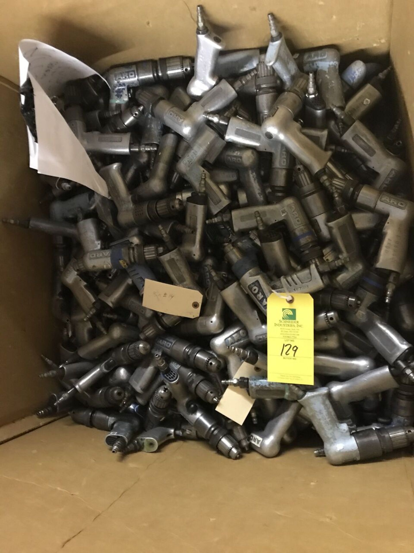 (1) Box of ARO Pneumatic Hand Drills; Rigging Fee: $50 - Image 2 of 2