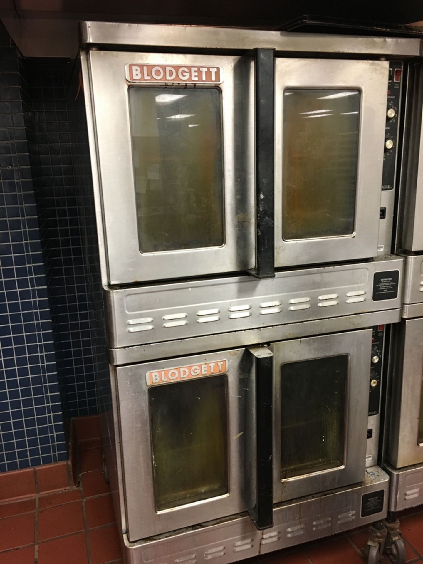 SS Oven, Blodgett, 3 x 3 x 6 ft Located: Main Kitchen, adjacent to Palace Grill Asset #: 12929 ***