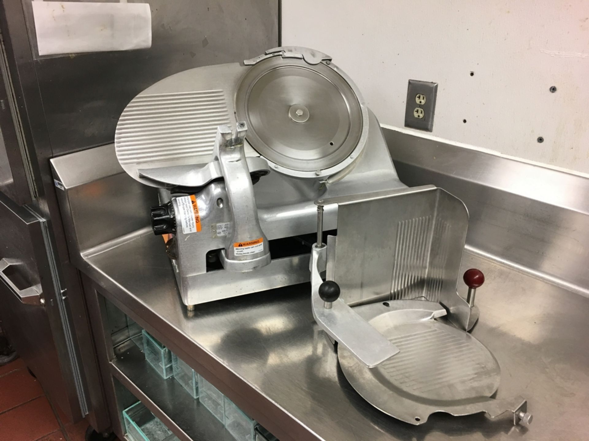 SS Deli Slicer, Berkel Located: Main Kitchen, adjacent to Palace Grill Asset #: 12043 ***NOTE from