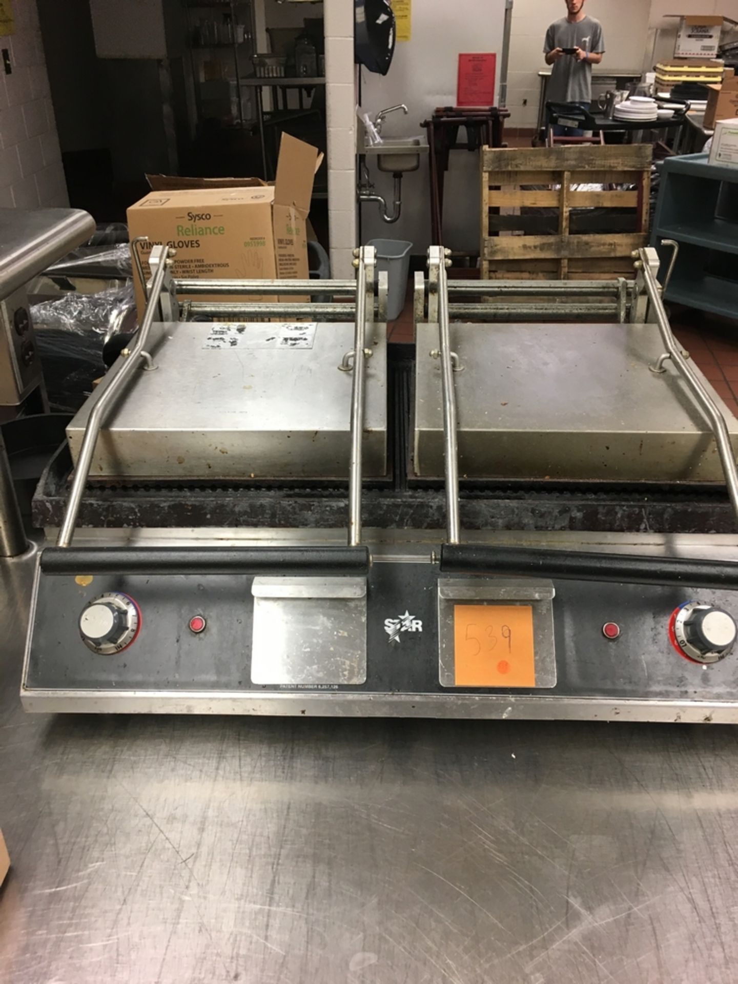 SS Griddle Star 3 ft x 2 ft Located: Main Kitchen, adjacent to Palace Grill Asset #: 12978 ***NOTE