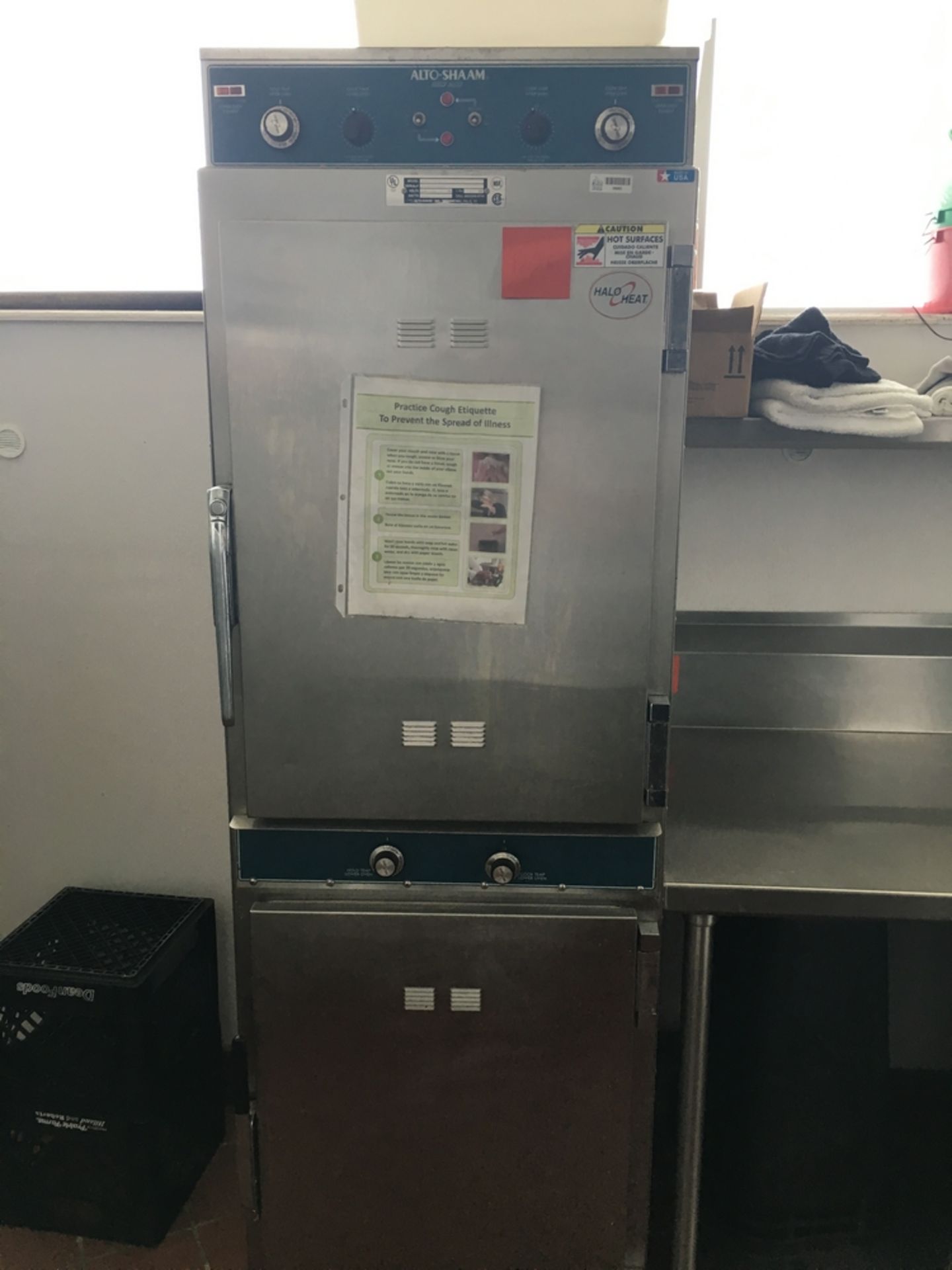 Auto-Shaam, Dual Hot Box, 3 x 2 x 6 ft Located: Club West Kitchen Asset #: O8663 ***NOTE from