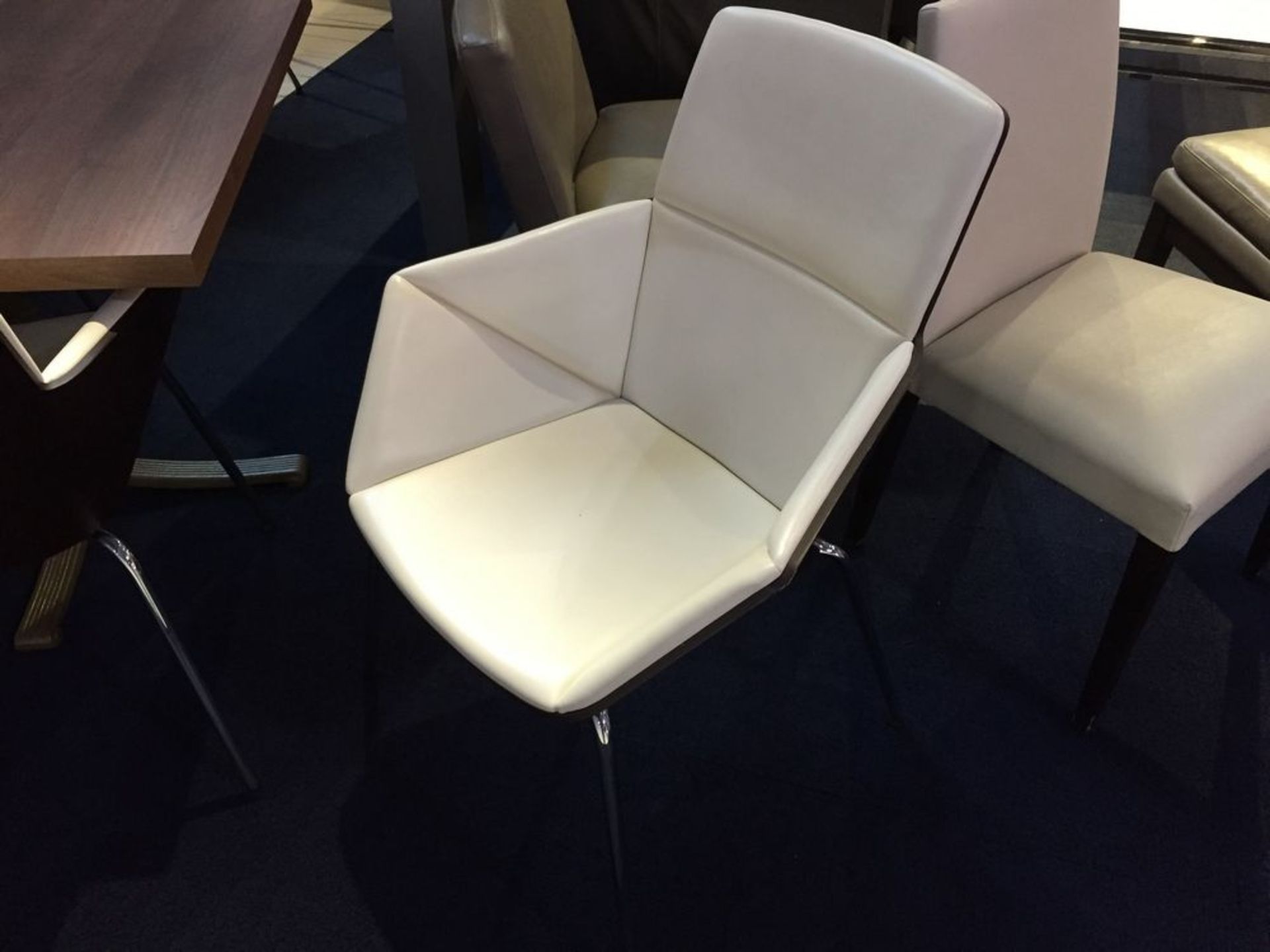 Furniture Asset: LOT OF: 15 qty: Chair D. Chair White, 26.5"W x 27"D x 35.5"H, Orig price: $400 /