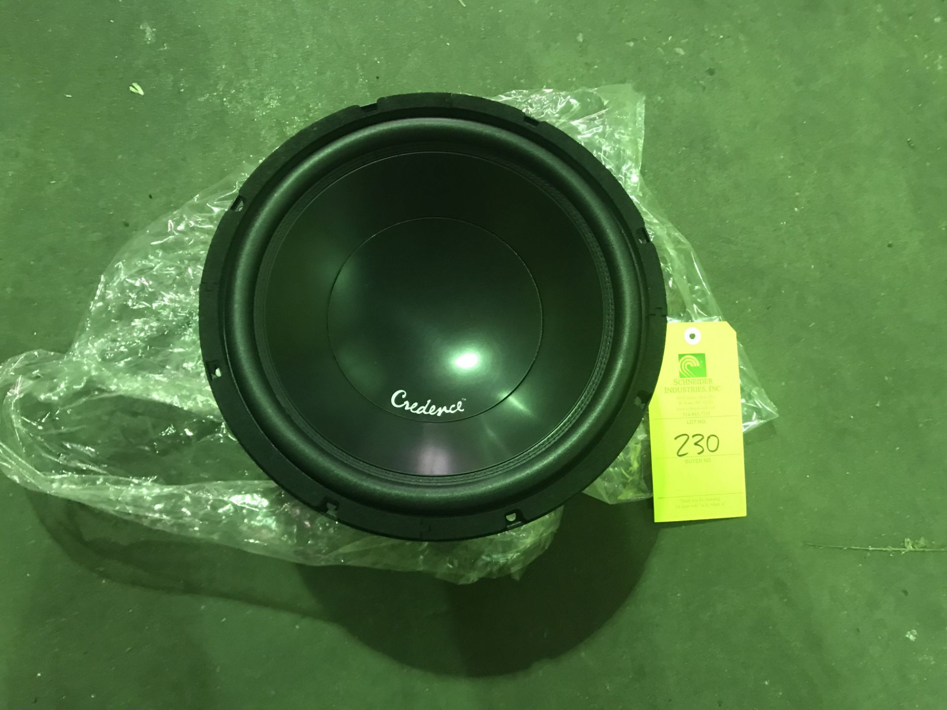 Round Single Voice Coil Sub Woofers With Steel Baskets, qty. 2450 (Some Are Duel Voice Coil), 10,