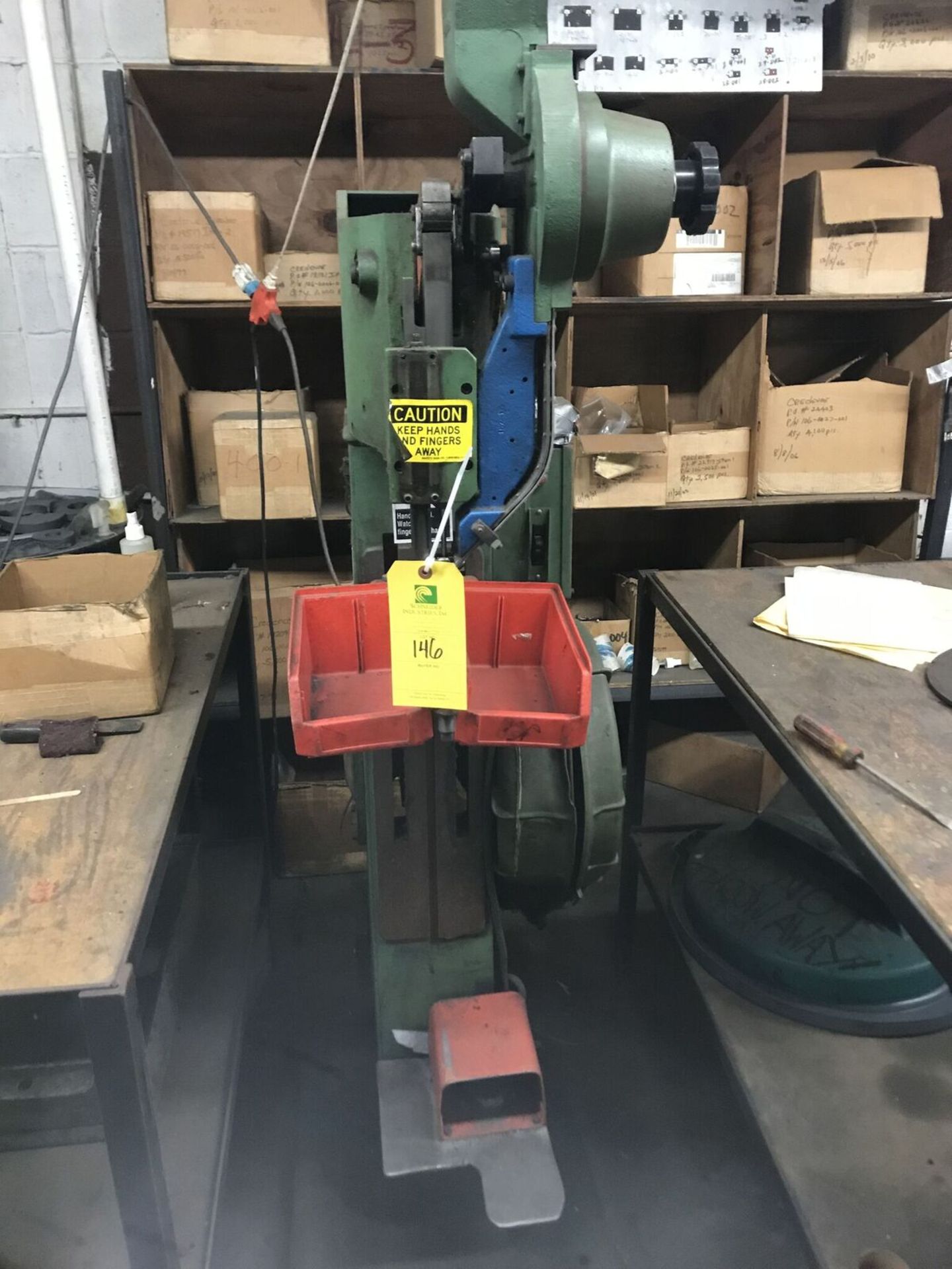 TRS Rivet Machine, Model #124, S/N #224