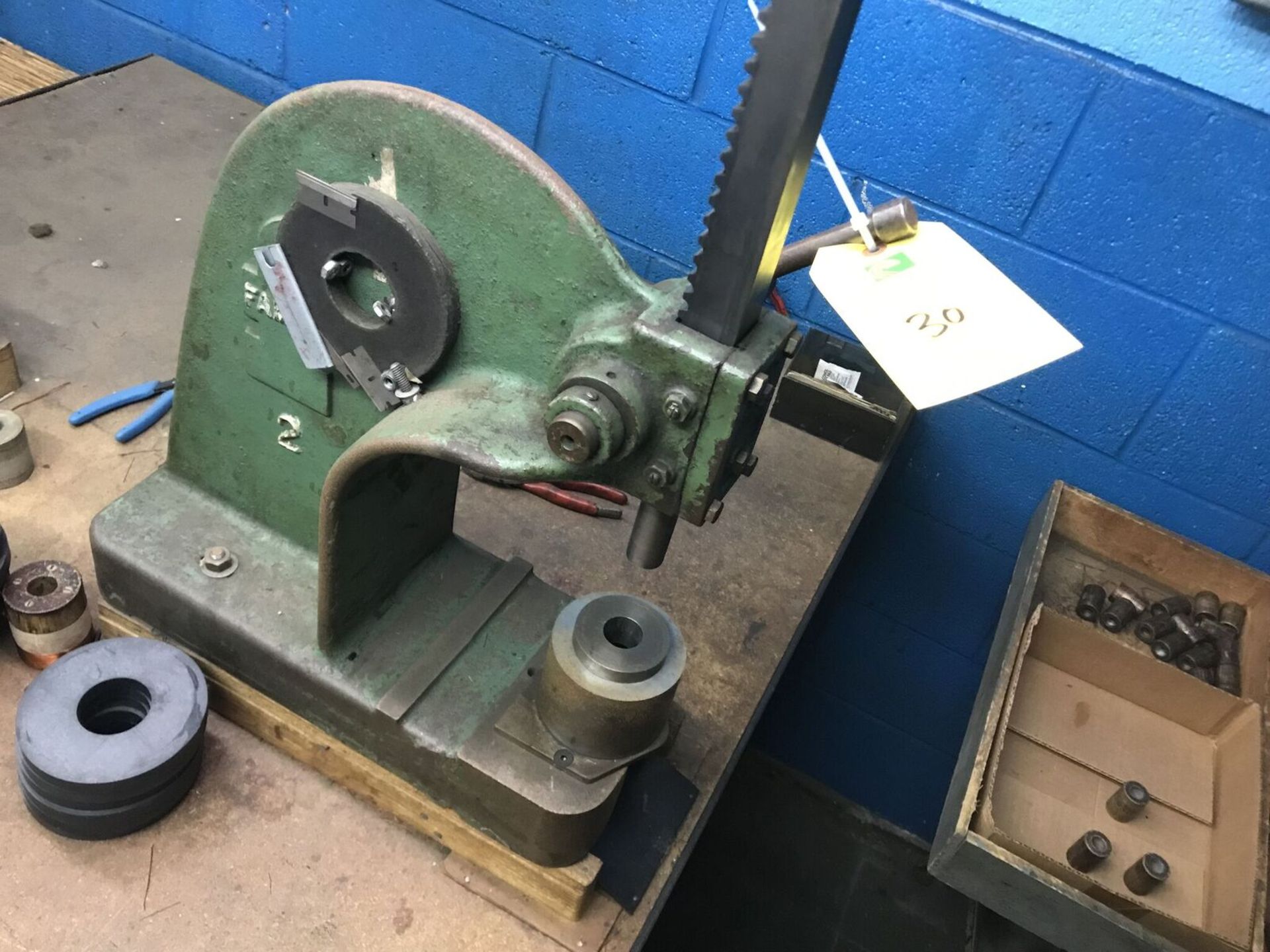 Arbor Press for Voice Coil Mandrel Removal w/Tooling