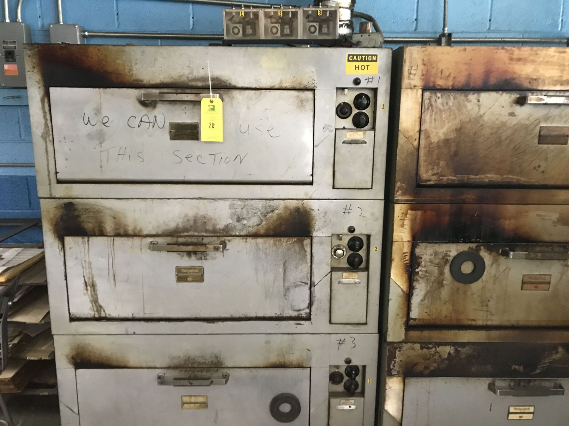 (6) Hotpoint Ovens, Used For Baking/Curing Voice Coils on Mandrels