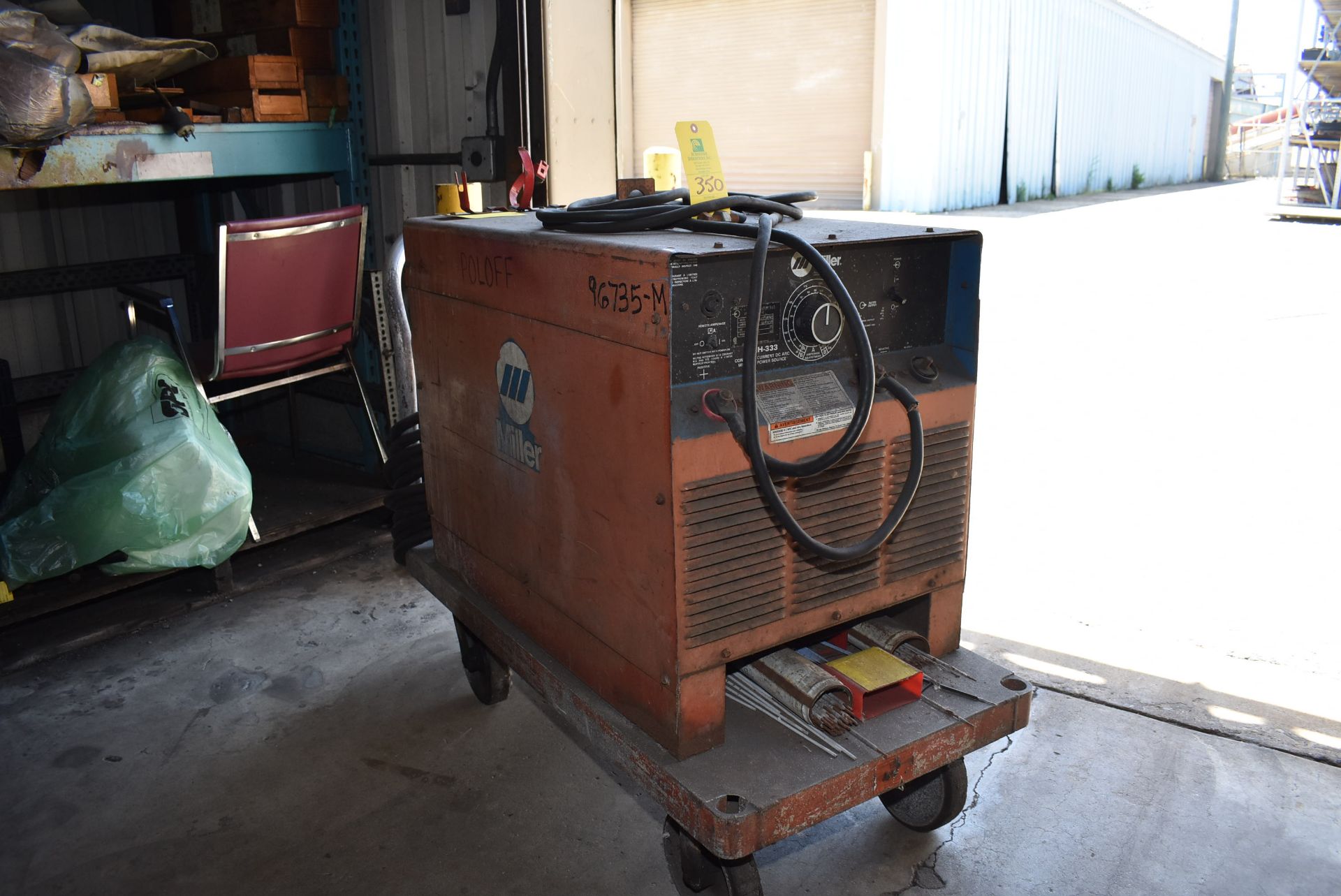 Miller #5RH-33 Welder, 4-Wheel Base