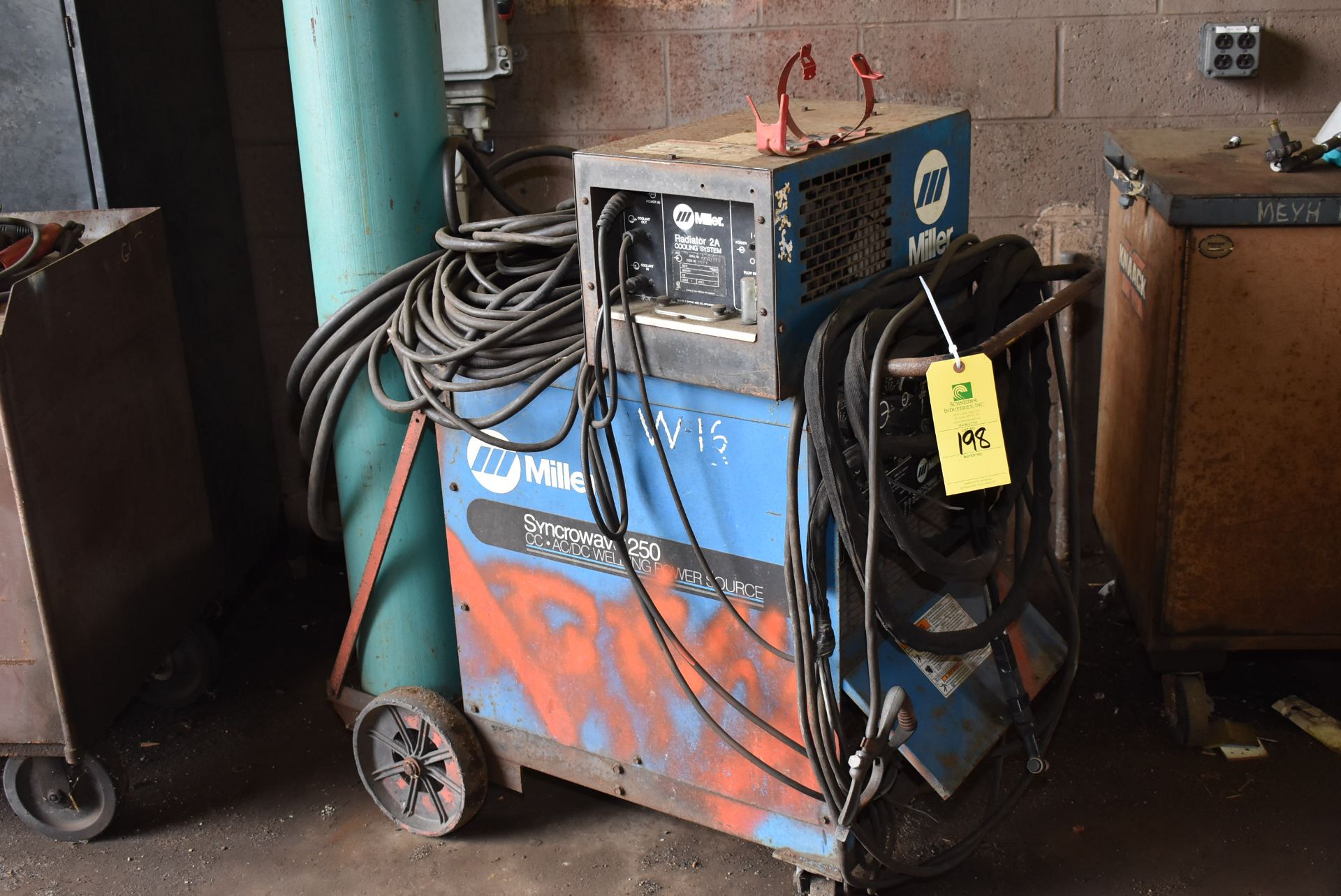 Miller Sycrowave 250 Welder, Includes Miller Radiator 2A Cooling System, Note - Does Not Include