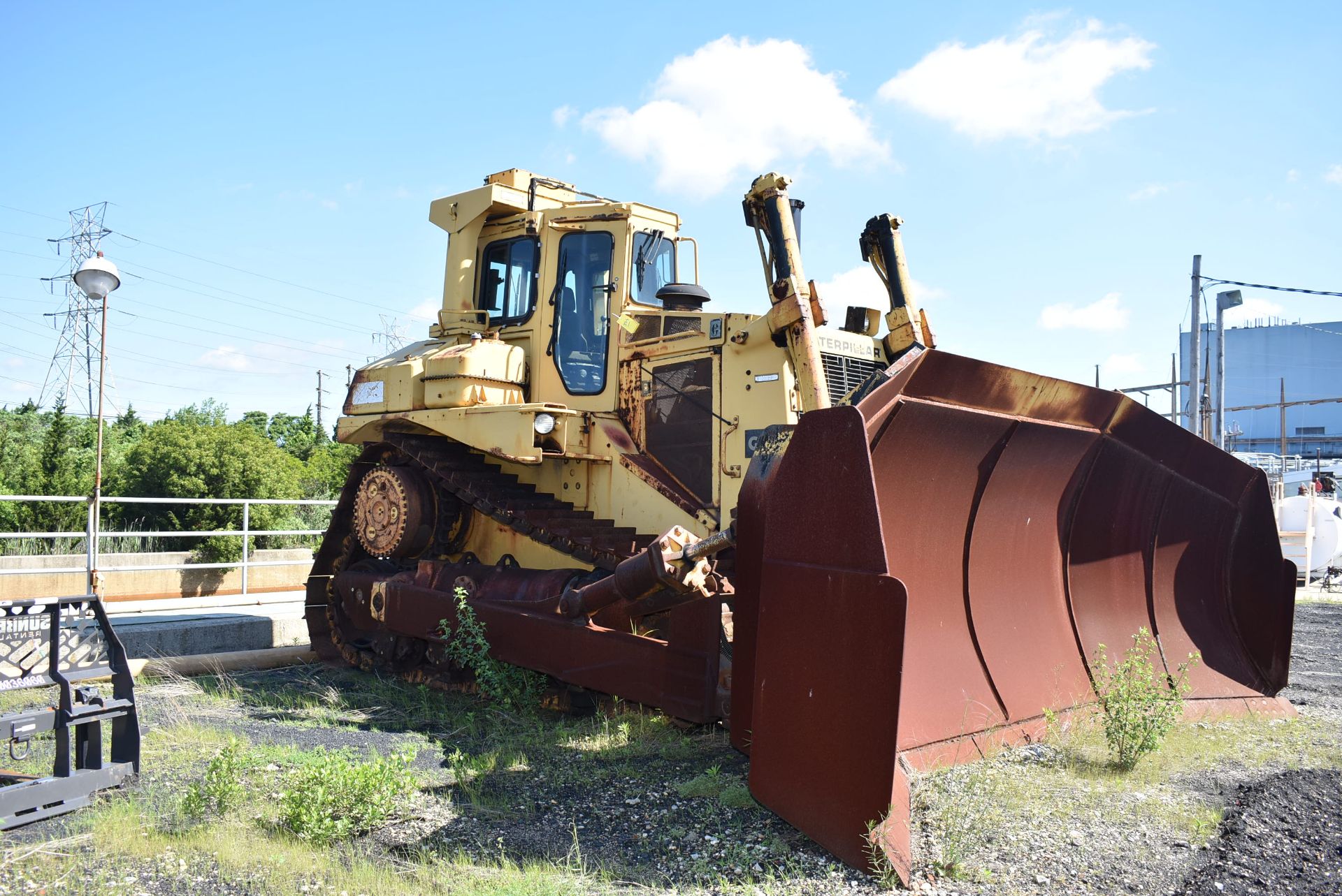 Caterpillar Model D8-L Bulldozer, SN 53475366/5342785, Balderson Model #PD8V18 Push Blade