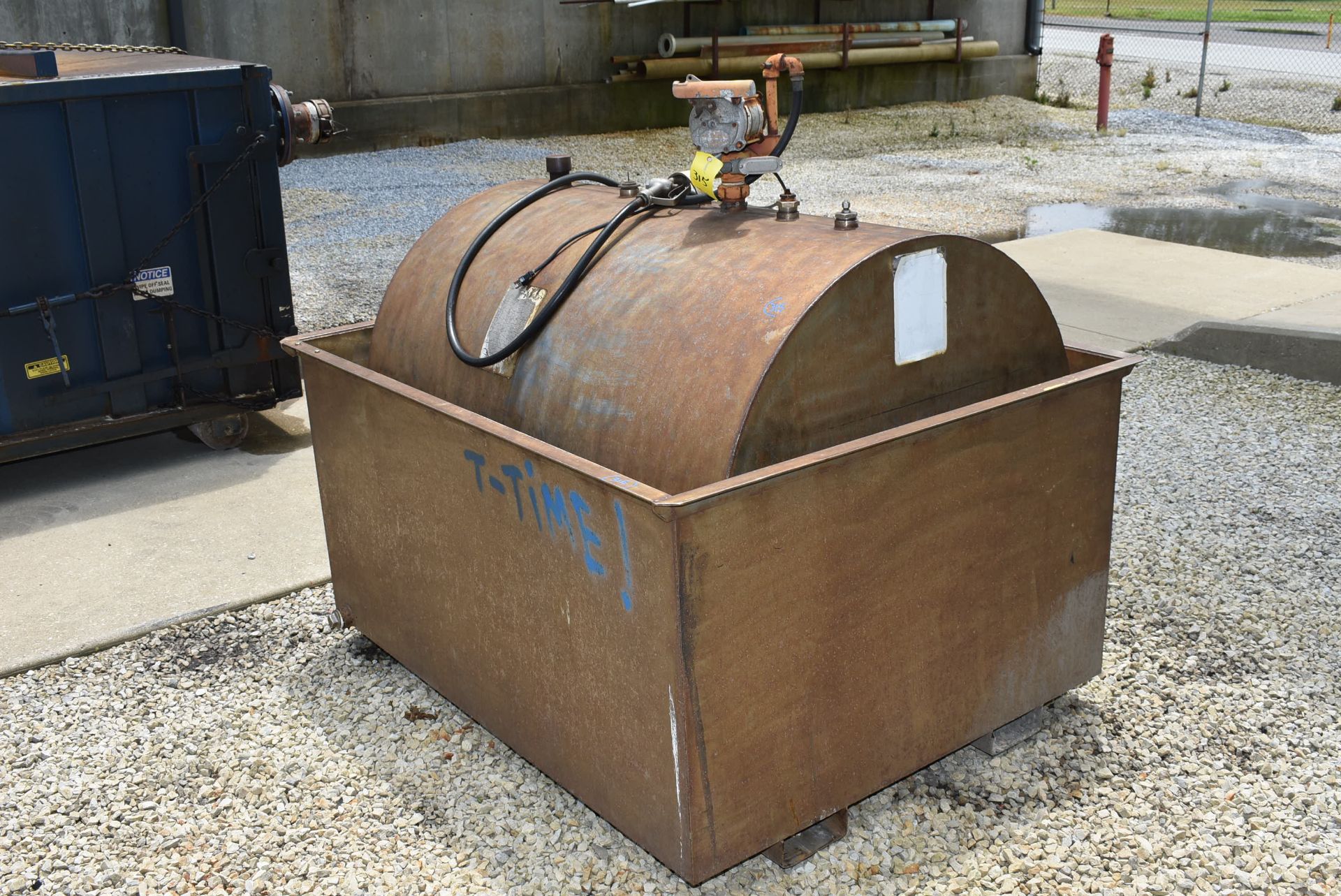 Stainless Steel Fuel Tank w/Gasboy Pump, Includes SS Contain Box, 72" x 60" x 36" Depth